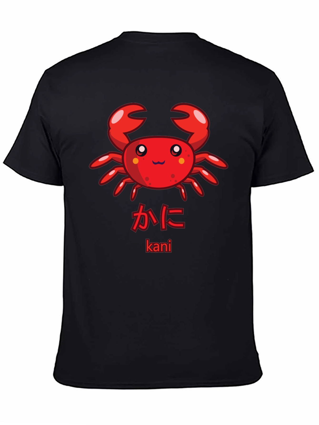 Cute Kawaii Crab Graphic T-Shirt - Kani