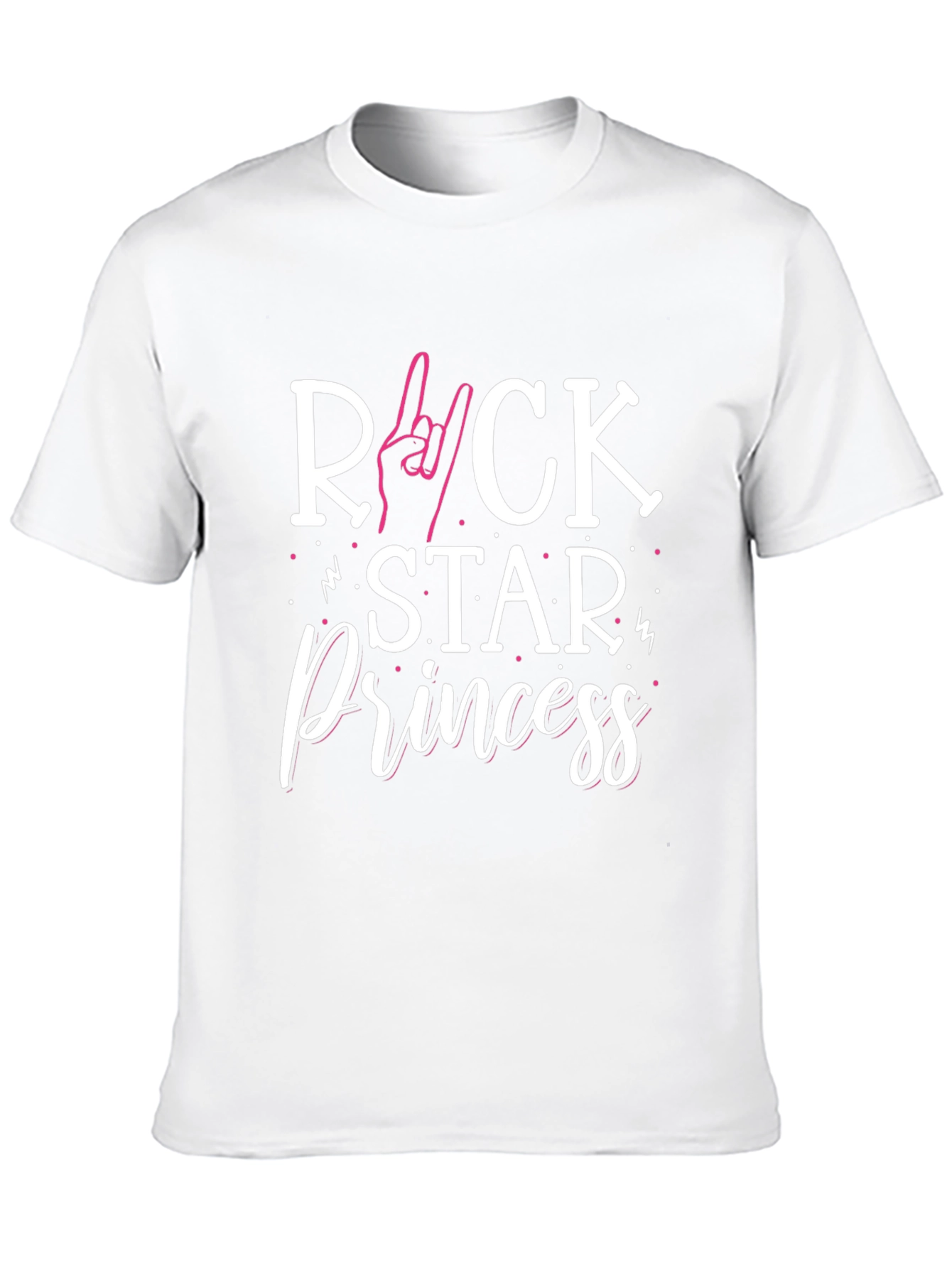 Rock Star Princess Graphic Tee - Black Unisex T-Shirt