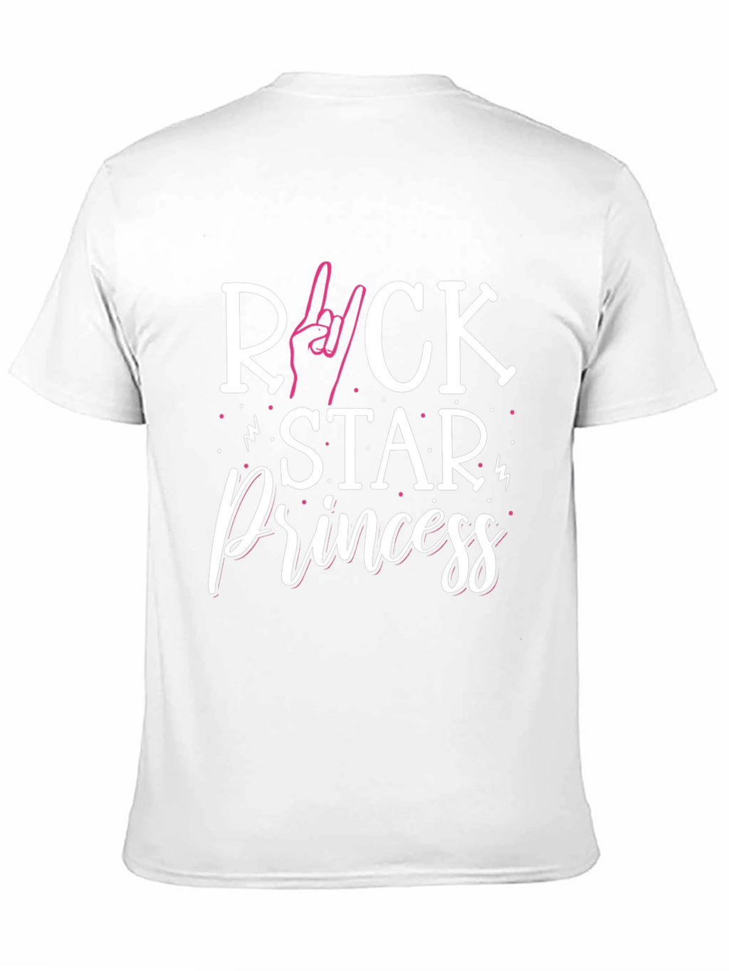 Rock Star Princess Graphic Tee - Black Unisex T-Shirt