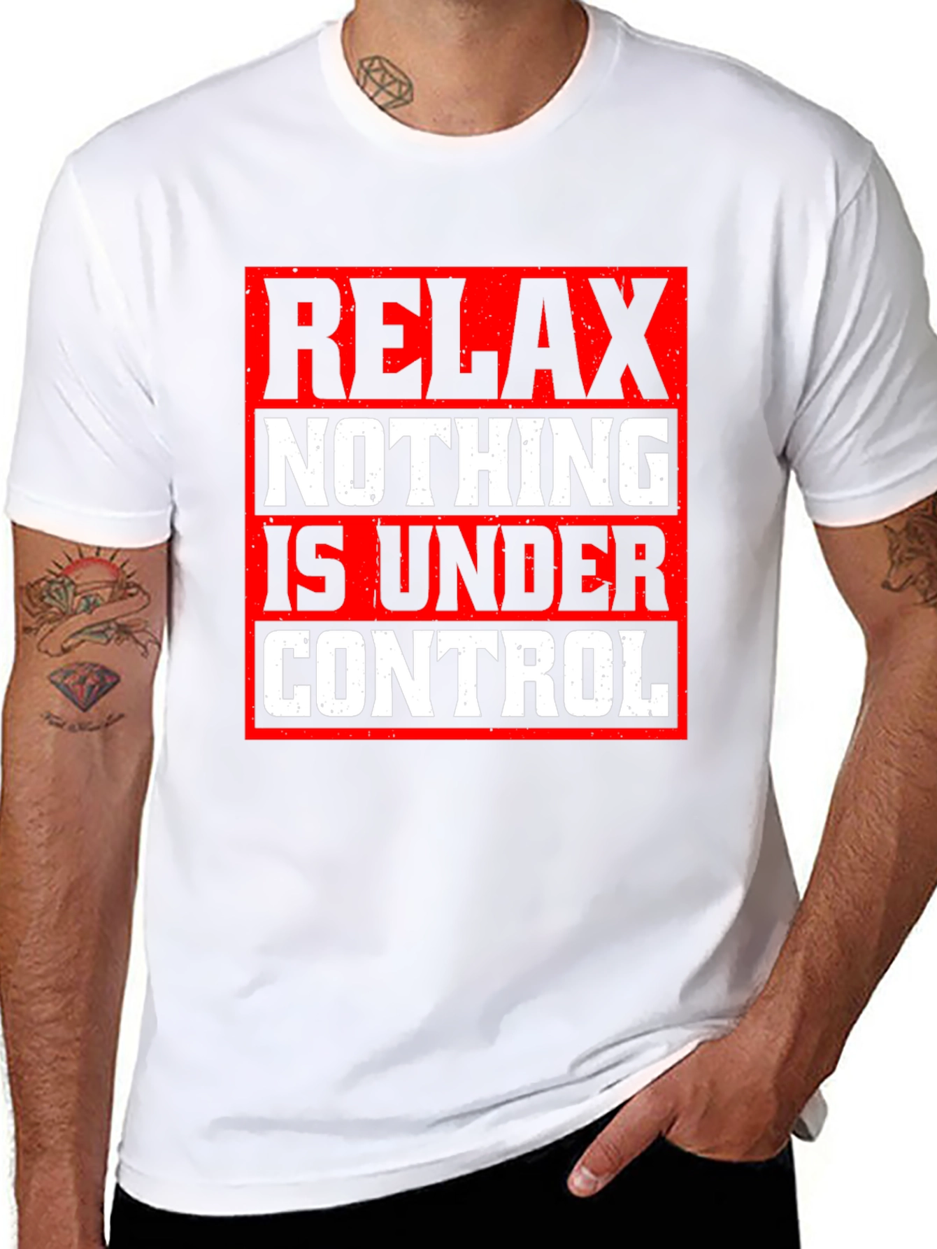 Relax Nothing Is Under Control Graphic Tee