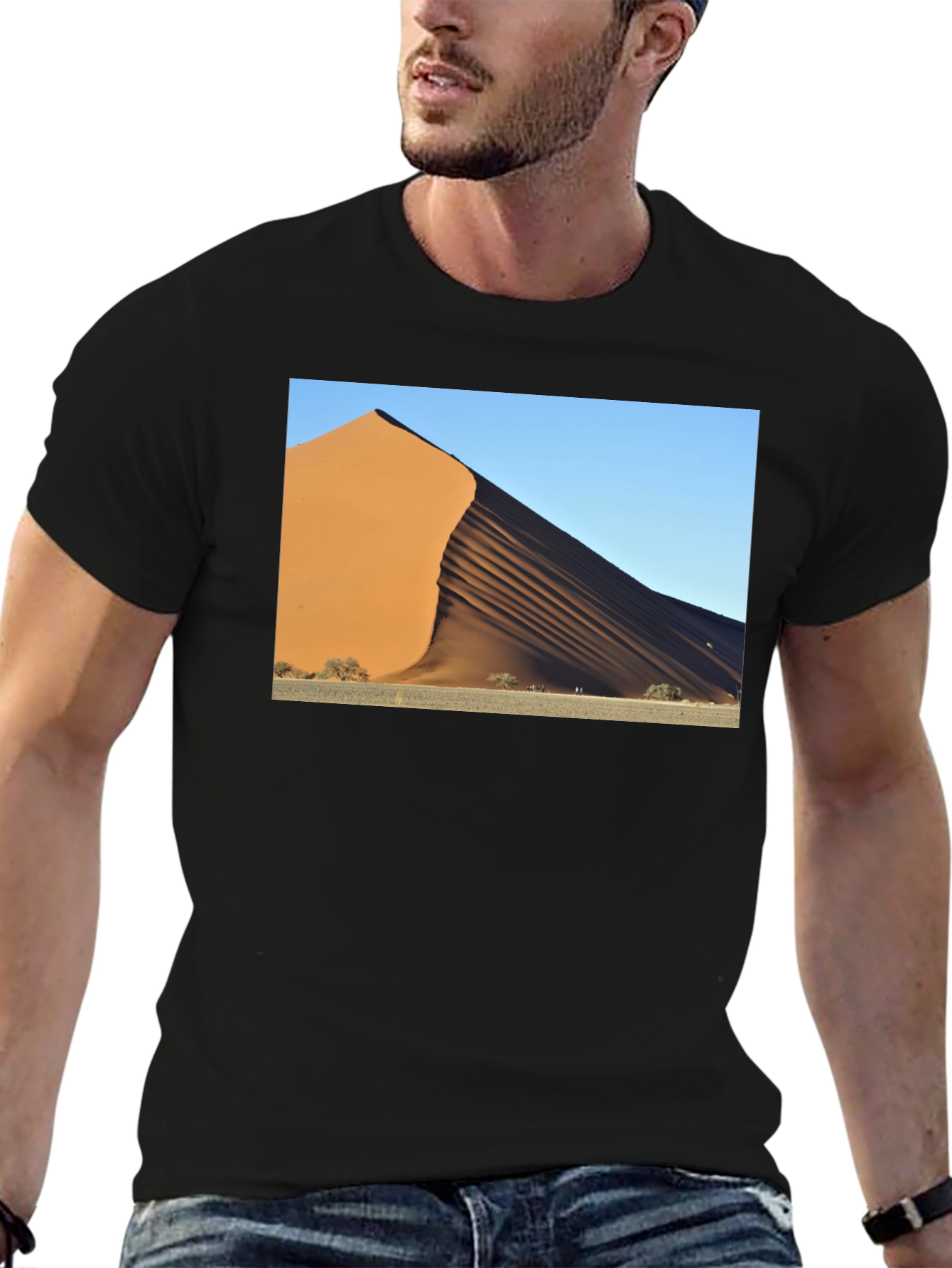 Sand Dune Graphic Tee - Black