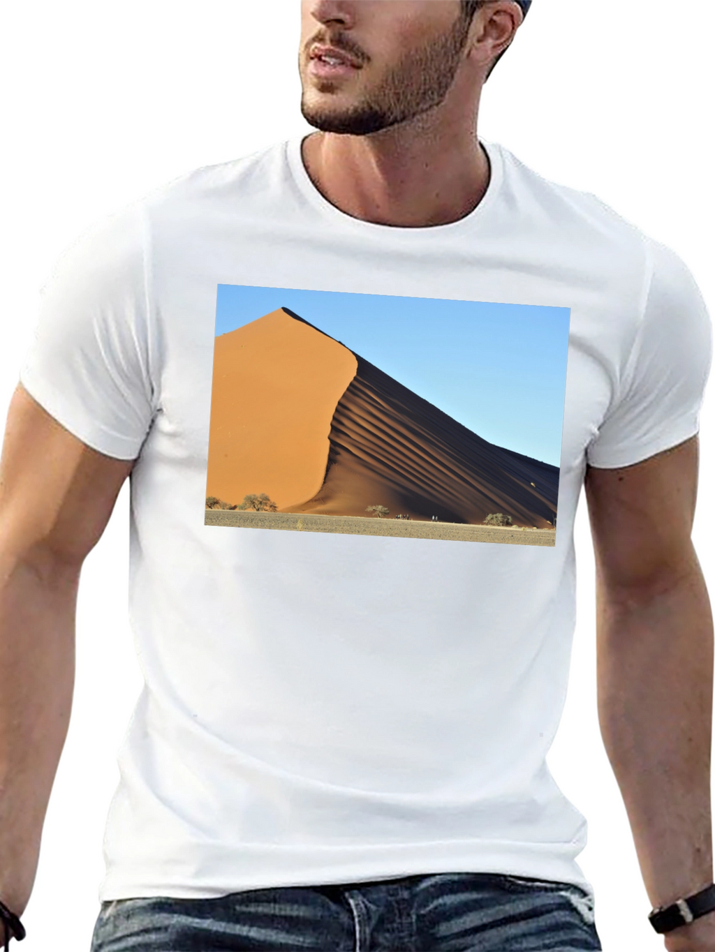 Sand Dune Graphic Tee - Black