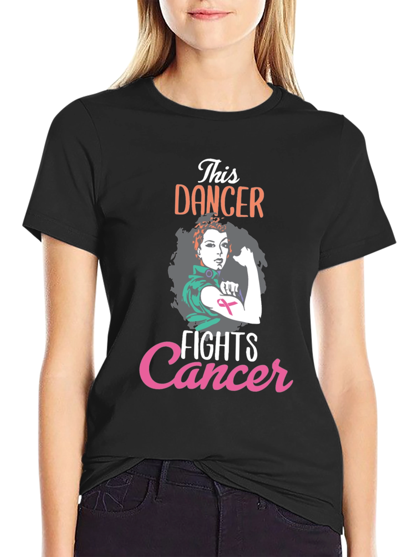 Dancer Fights Cancer Awareness T-Shirt