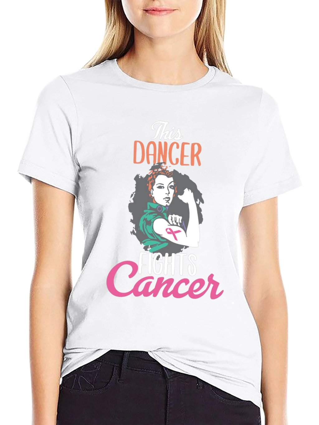 Dancer Fights Cancer Awareness T-Shirt