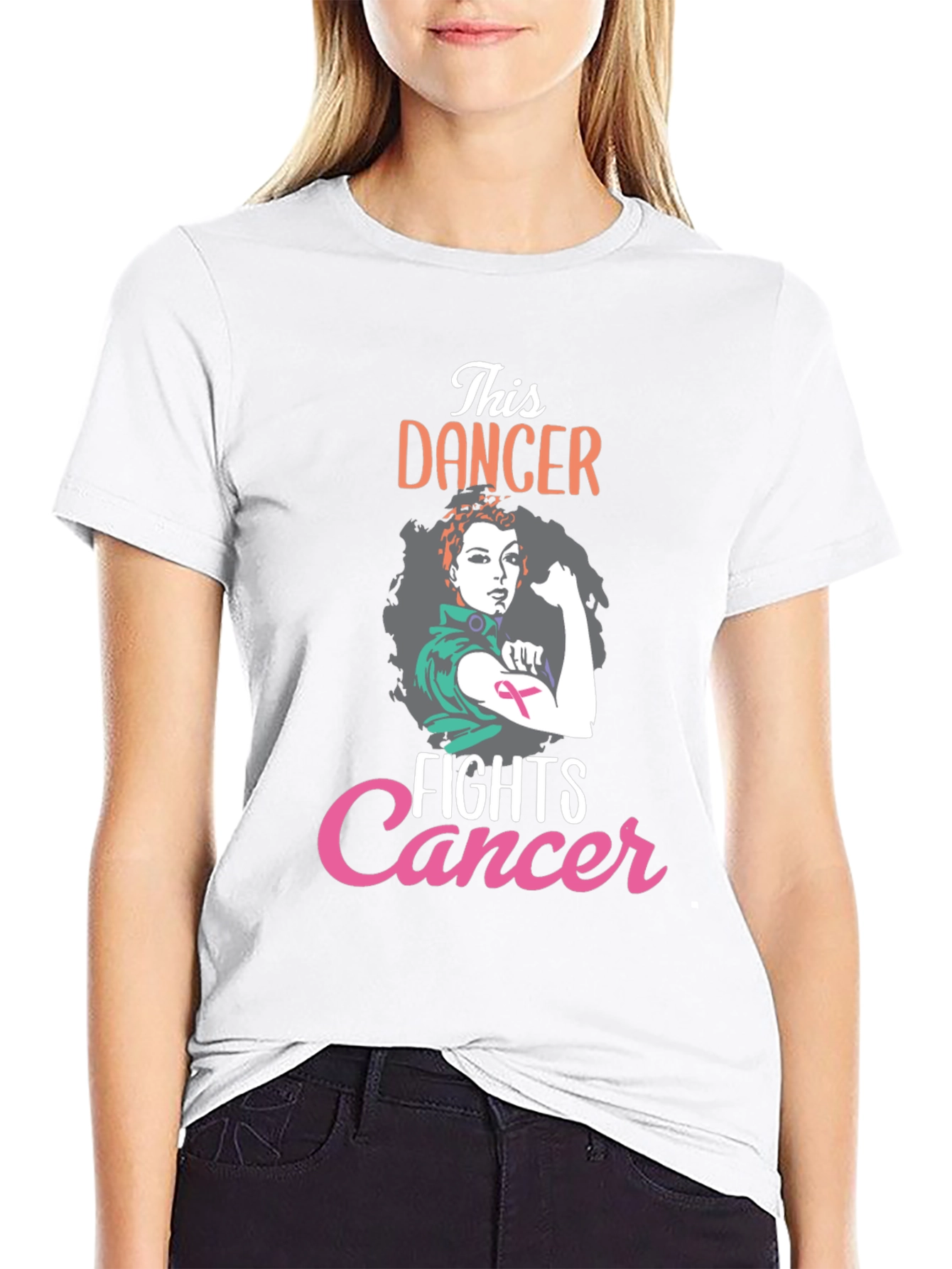 Dancer Fights Cancer Awareness T-Shirt