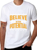 Believe in Your Potential Black T-Shirt