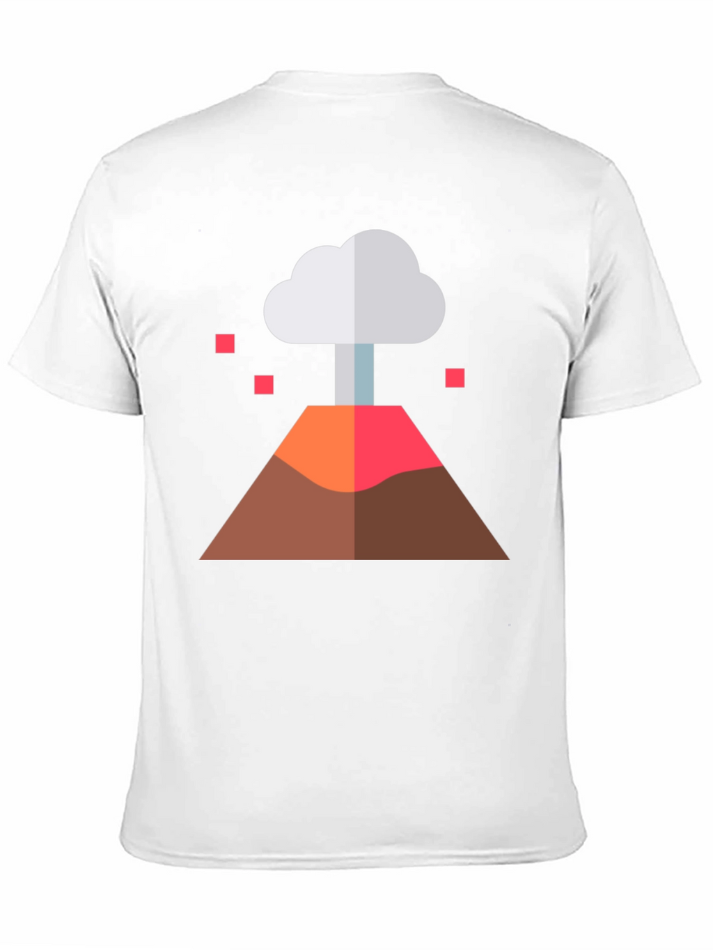 Volcano Graphic Tee - Black Cotton Blend