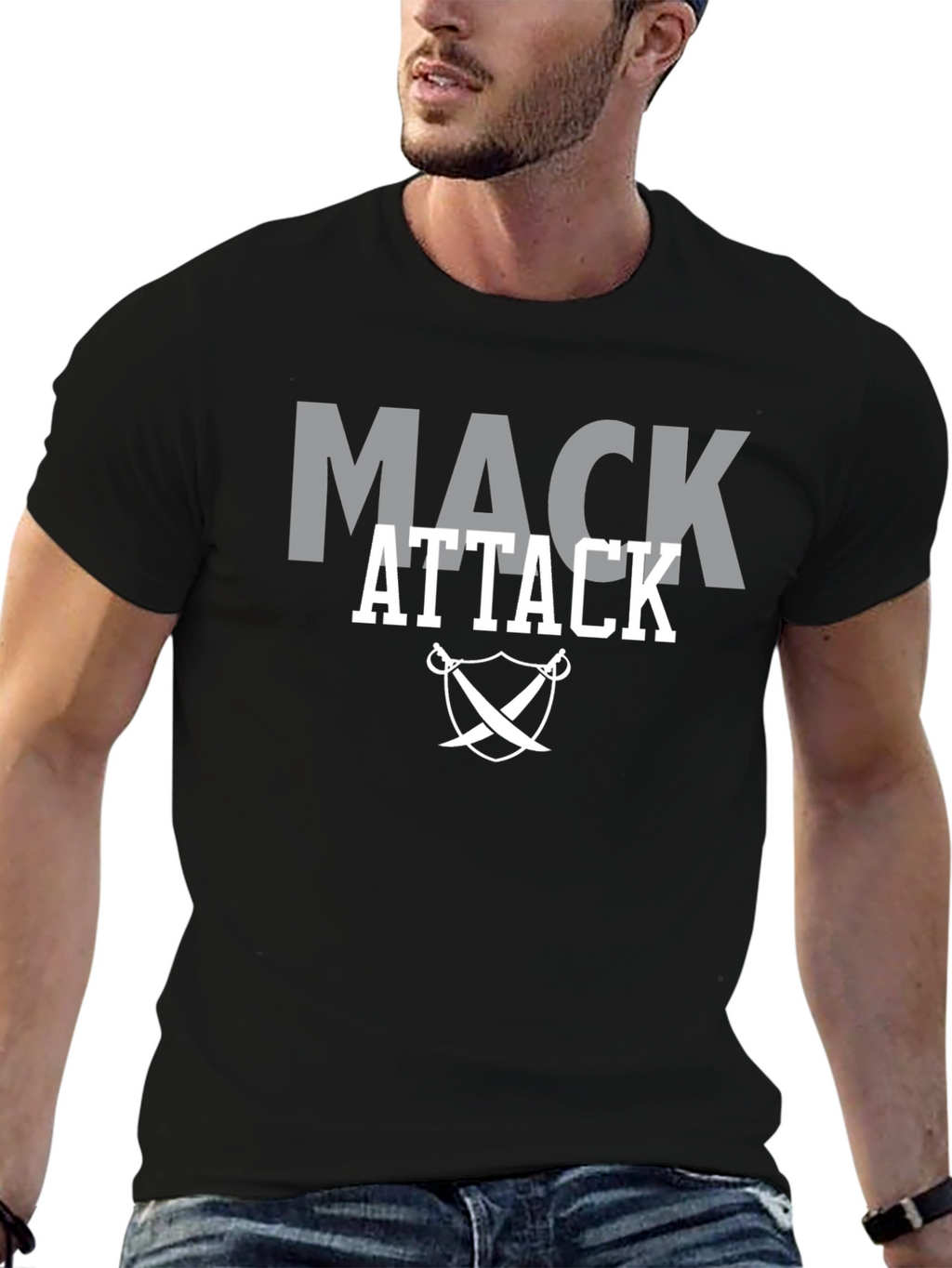 Mack Attack Graphic Tee - Black