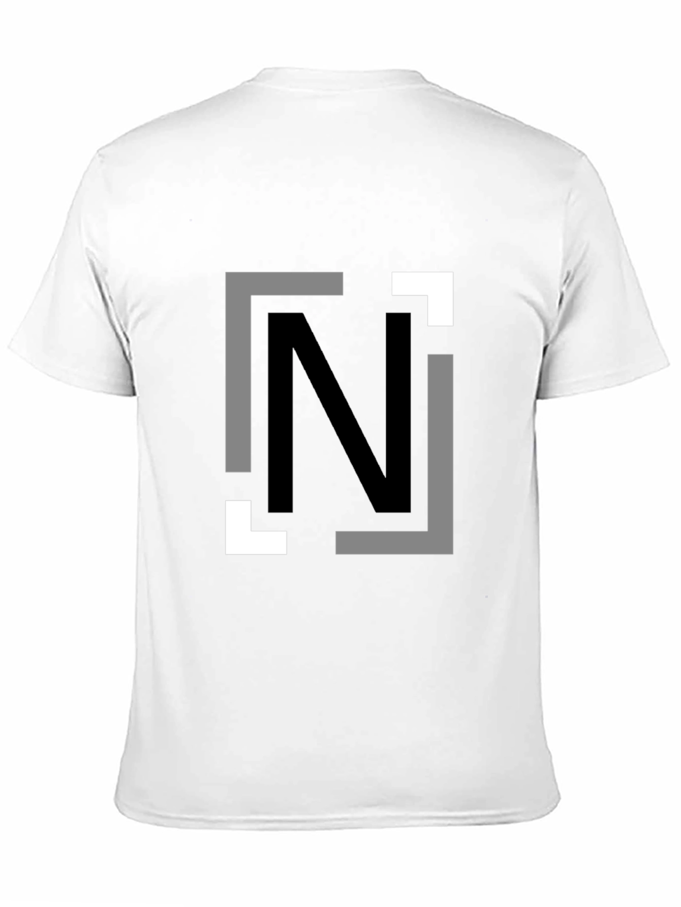 Modern N Graphic Black T-Shirt