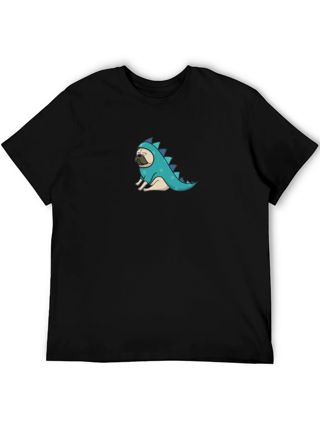 Pug Dinosaur Graphic Tee - Funny Dog T-Shirt