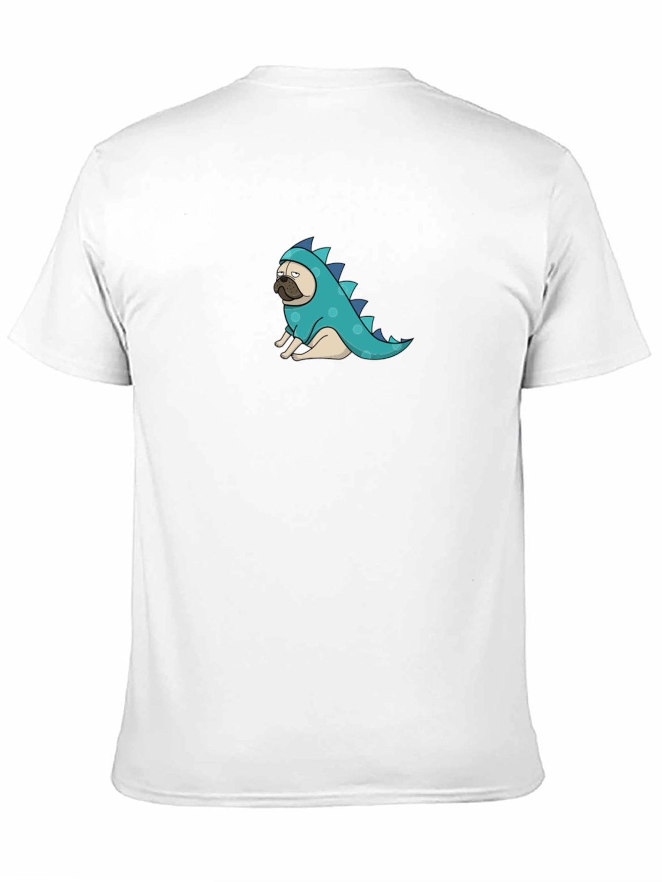 Pug Dinosaur Graphic Tee - Funny Dog T-Shirt