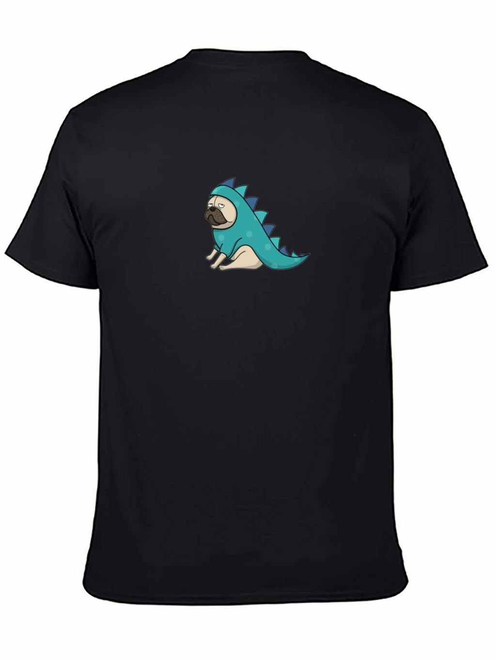 Pug Dinosaur Graphic Tee - Funny Dog T-Shirt