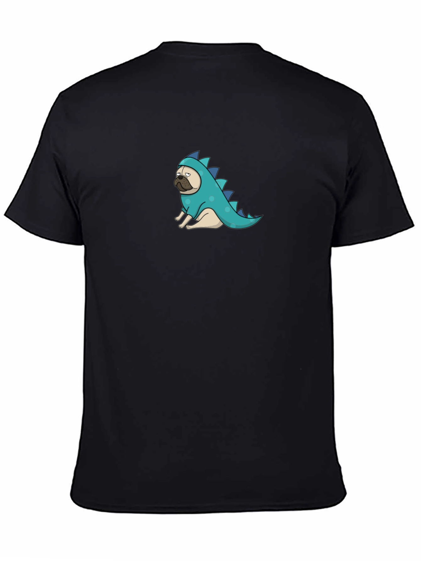 Pug Dinosaur Graphic Tee - Funny Dog T-Shirt
