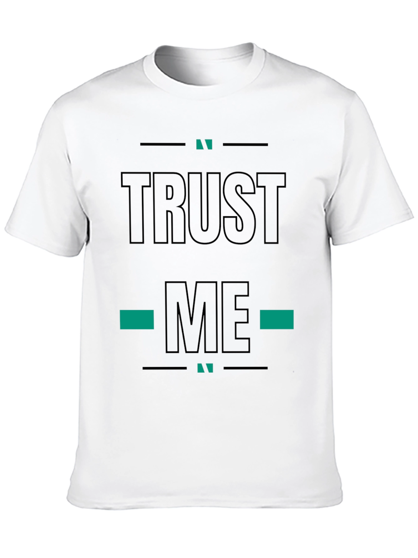 Trust Me Graphic T-Shirt Black