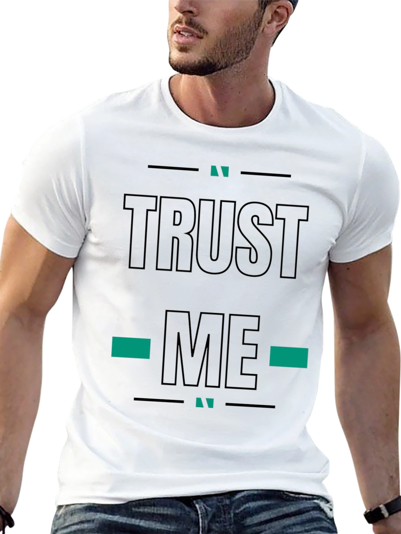 Trust Me Graphic T-Shirt Black