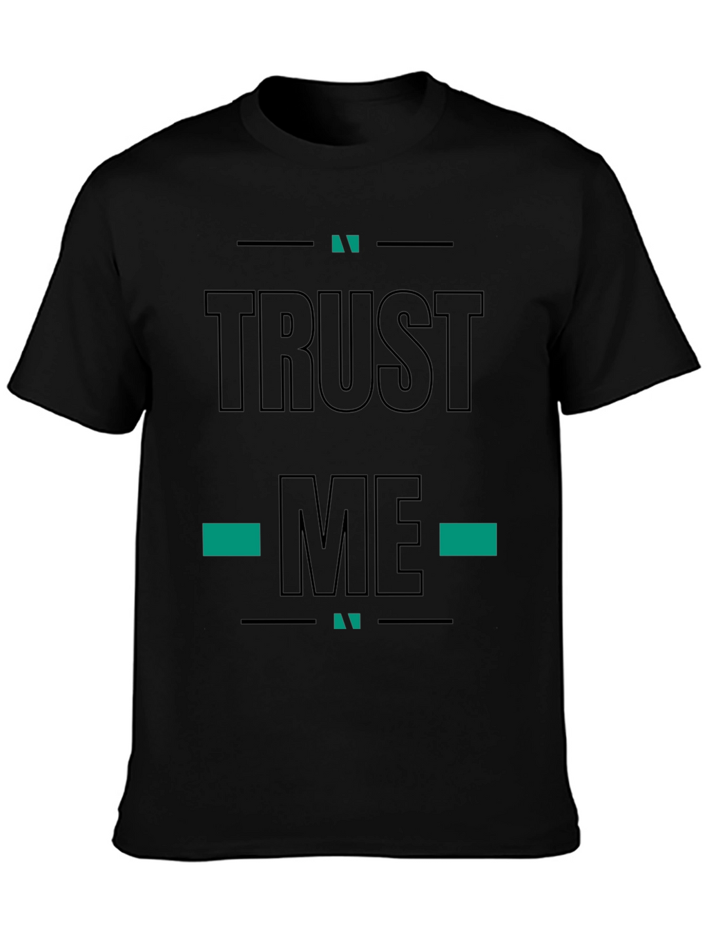 Trust Me Graphic T-Shirt Black