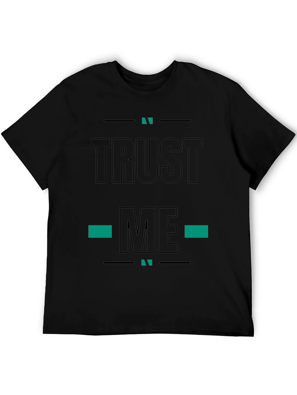 Trust Me Graphic T-Shirt Black
