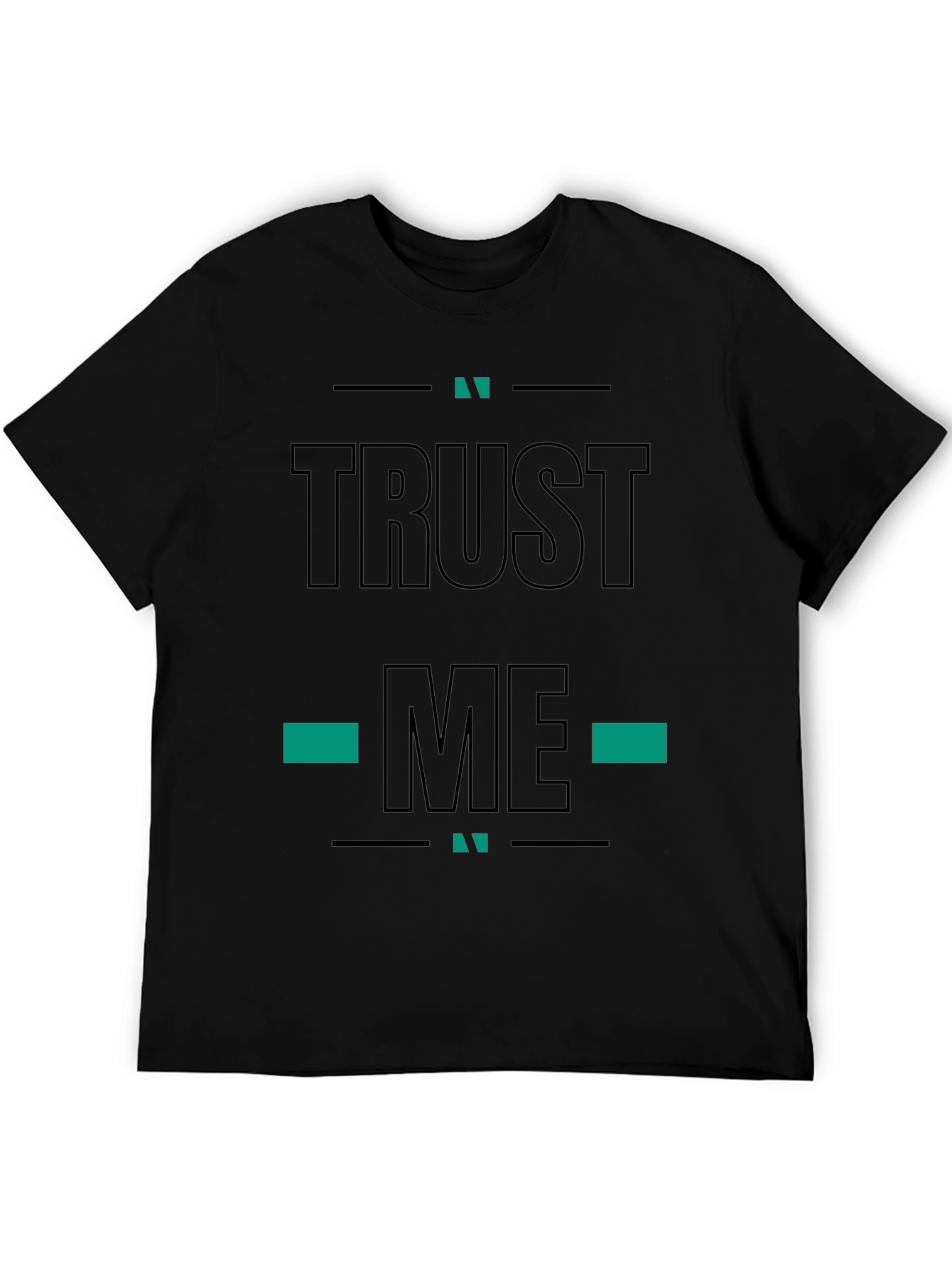 Trust Me Graphic T-Shirt Black