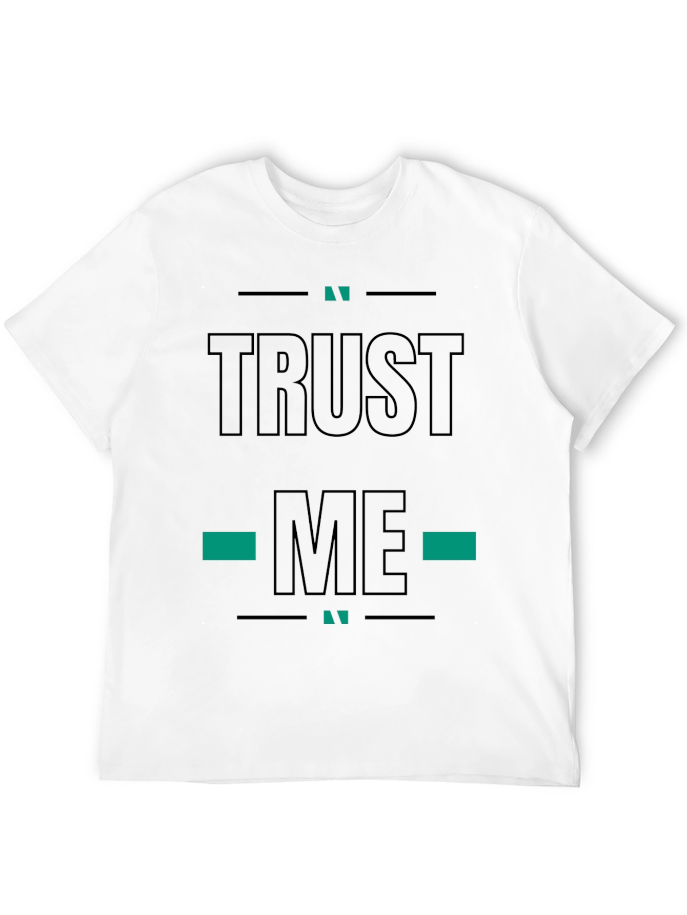 Trust Me Graphic T-Shirt Black