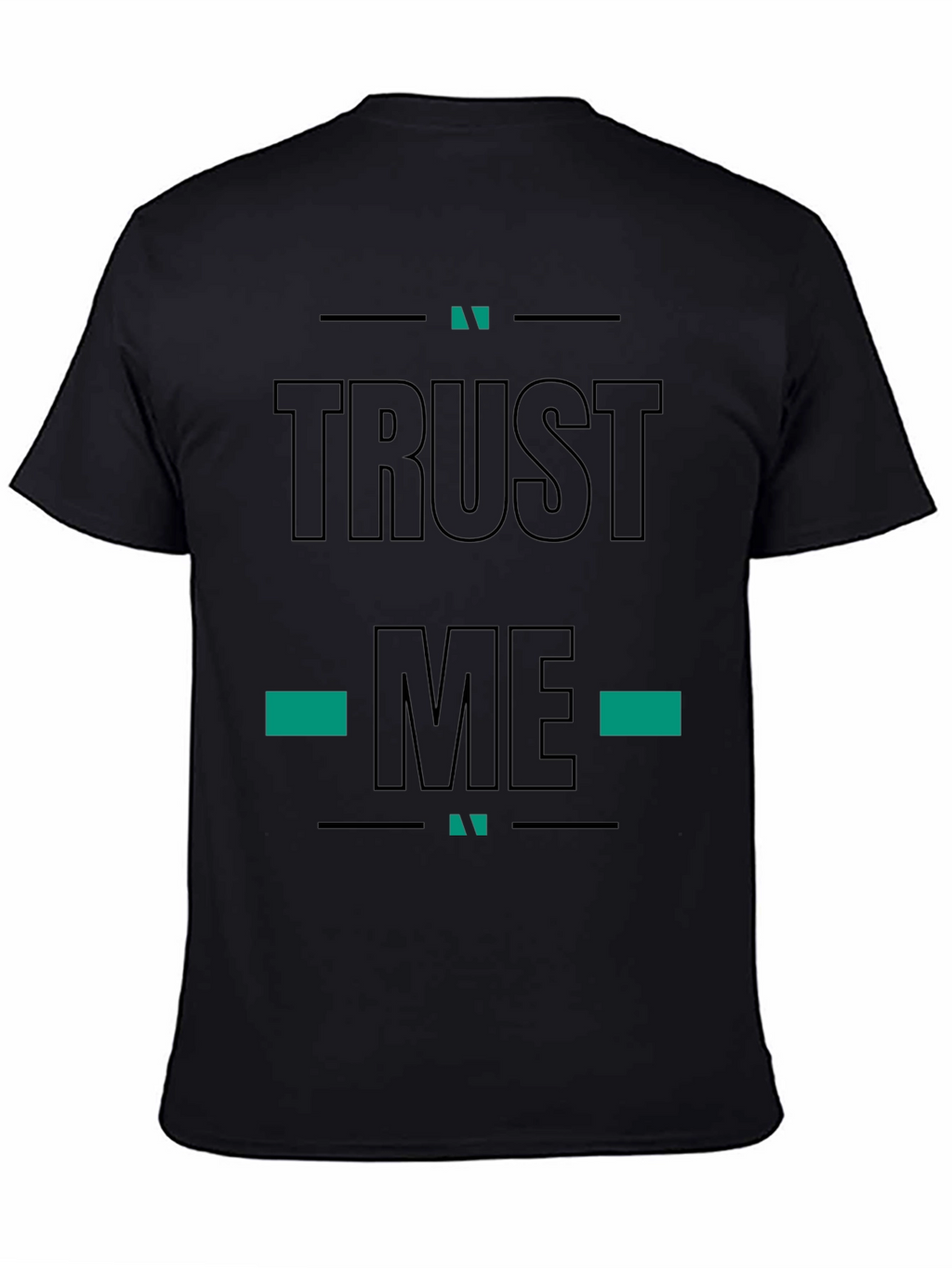 Trust Me Graphic T-Shirt Black