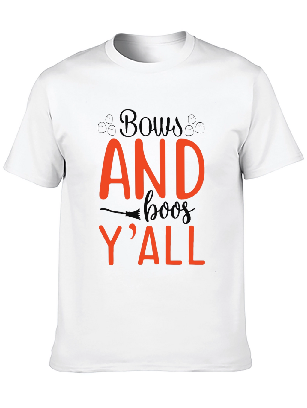 Bows and Boo Yall Black T-Shirt