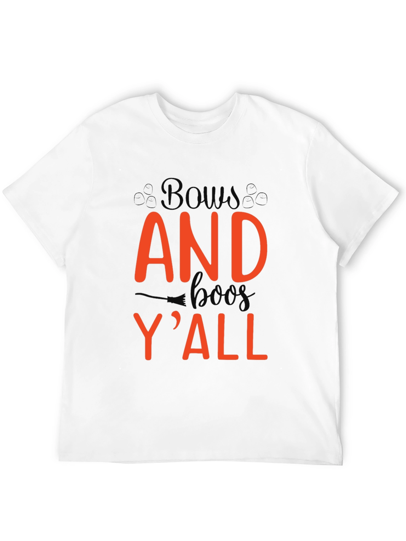 Bows and Boo Yall Black T-Shirt