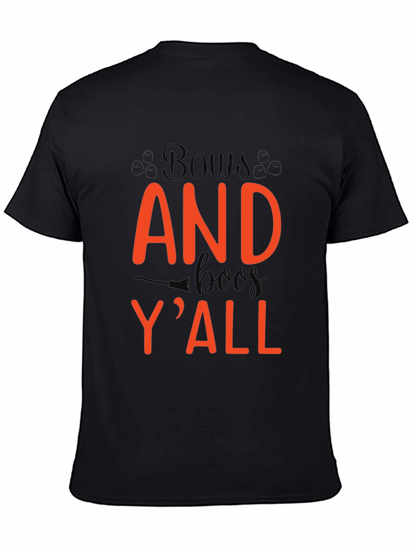 Bows and Boo Yall Black T-Shirt