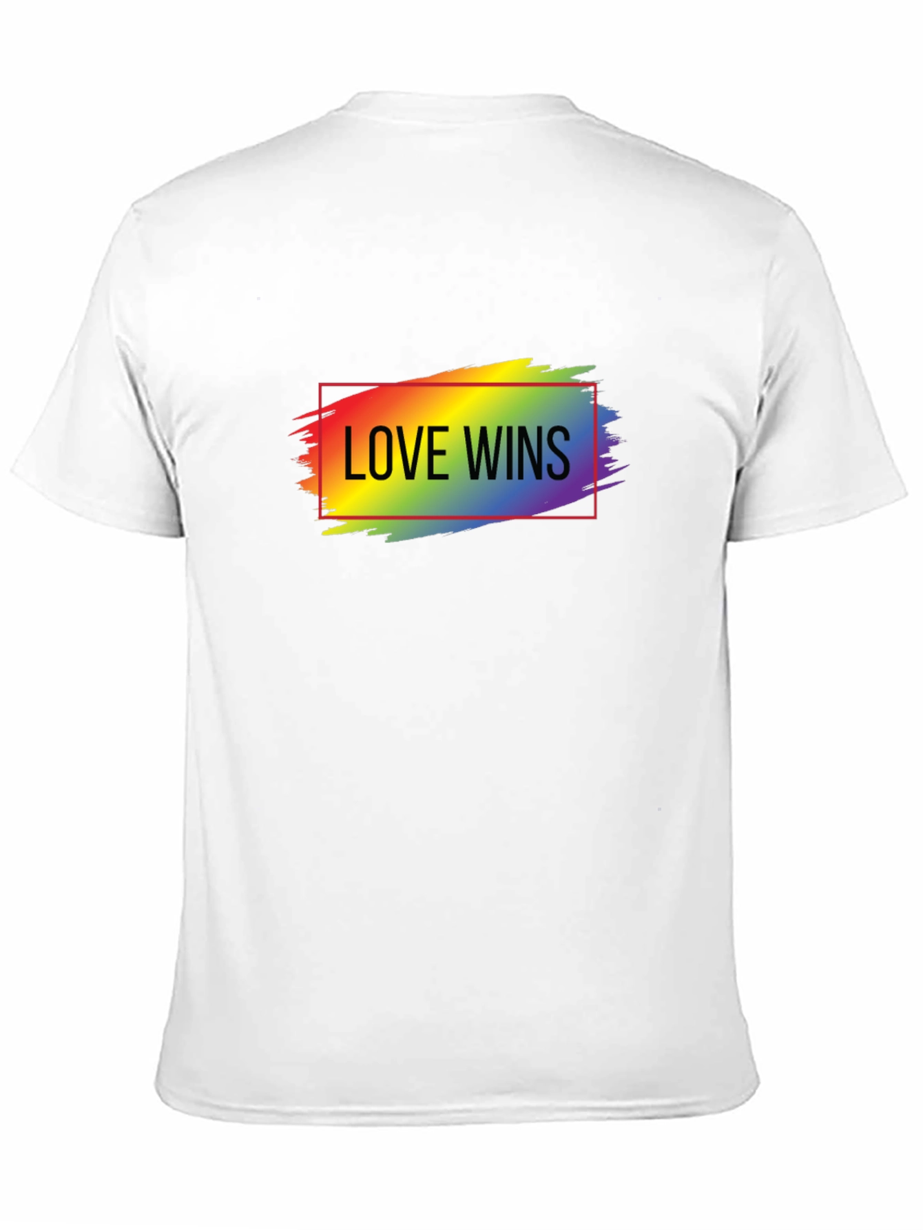 Love Wins Rainbow Graphic T-Shirt