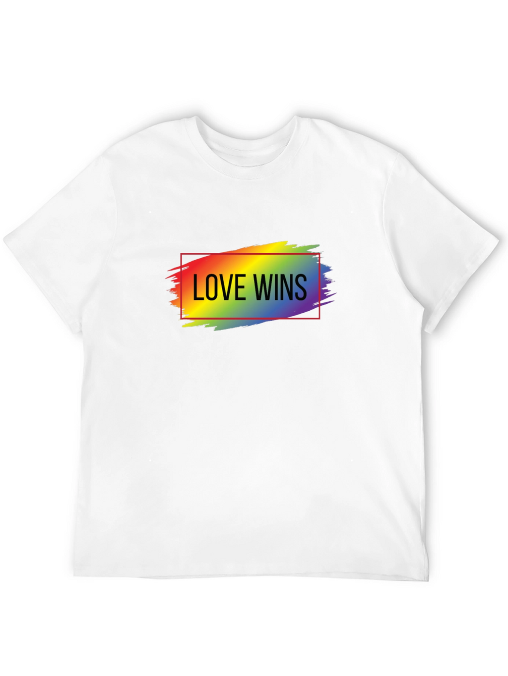 Love Wins Rainbow Graphic T-Shirt