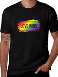 Love Wins Rainbow Graphic T-Shirt