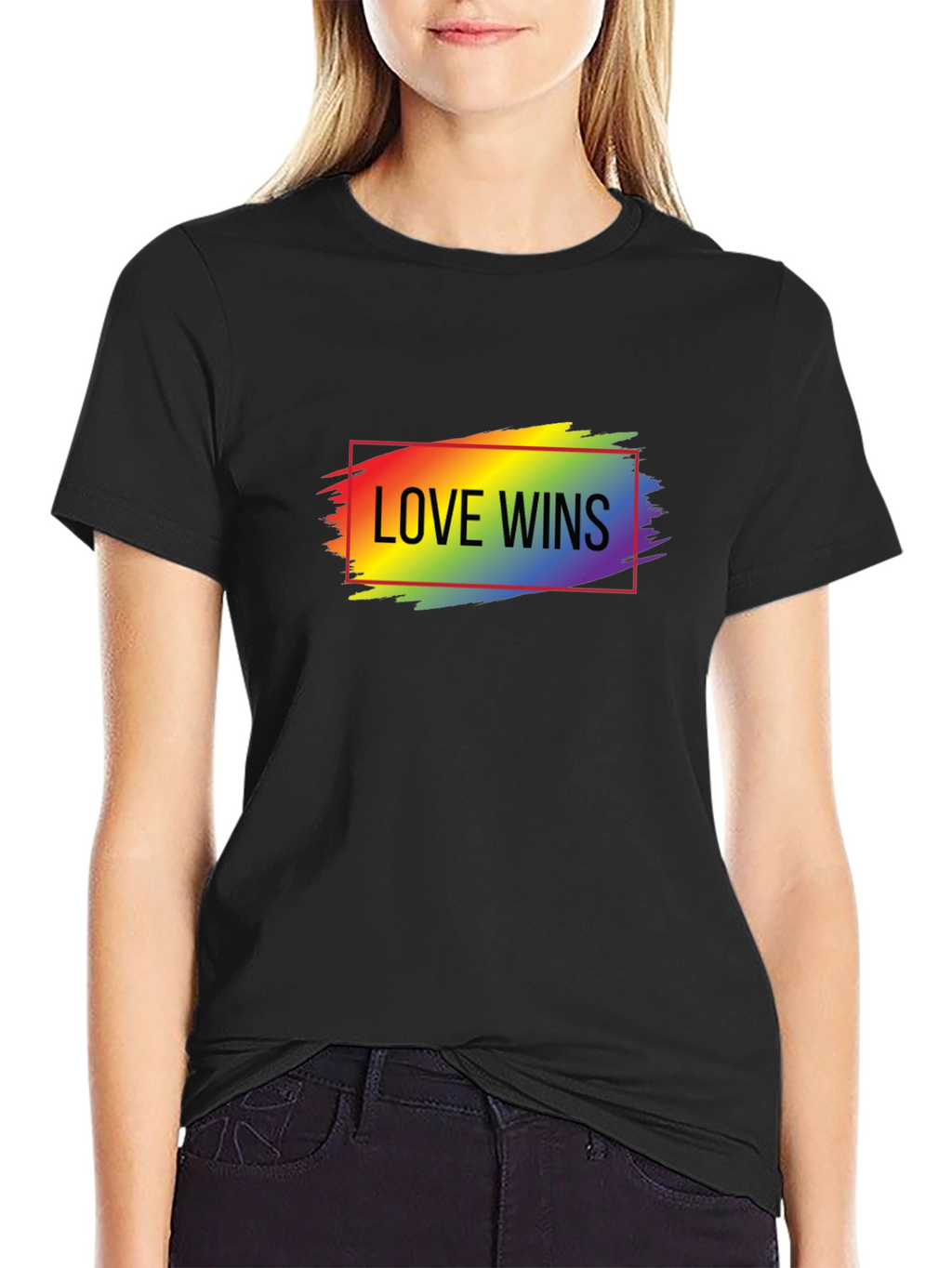 Love Wins Rainbow Graphic T-Shirt