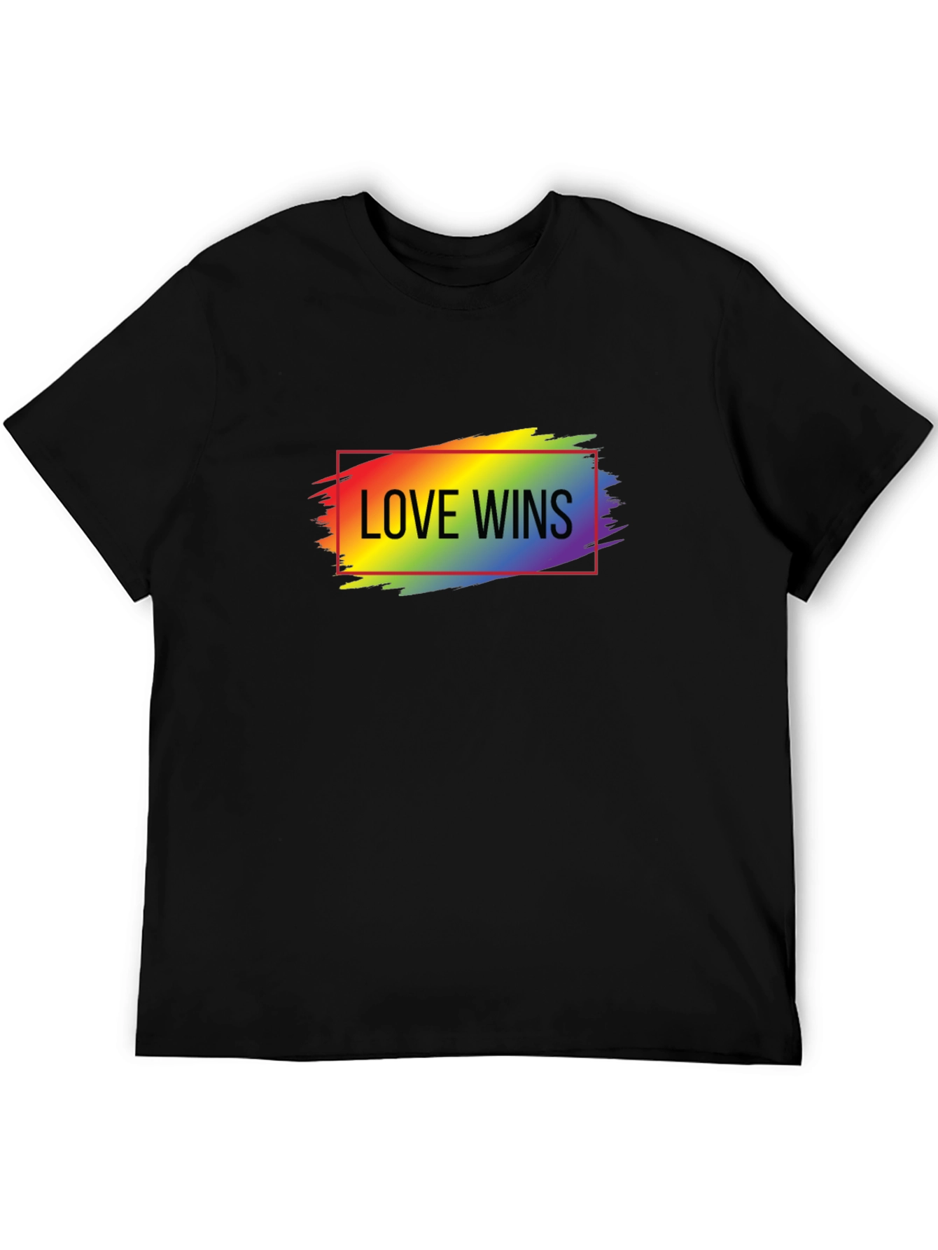 Love Wins Rainbow Graphic T-Shirt