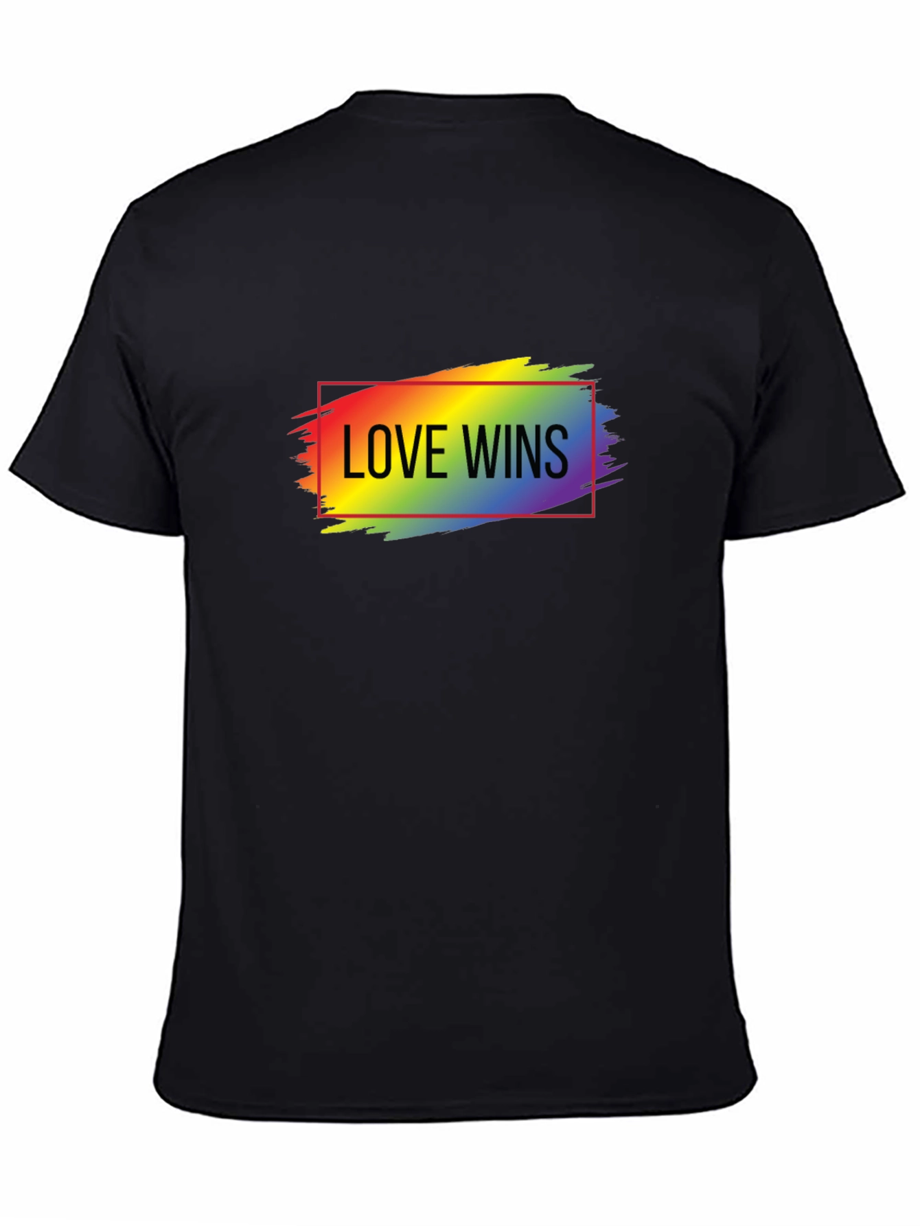 Love Wins Rainbow Graphic T-Shirt