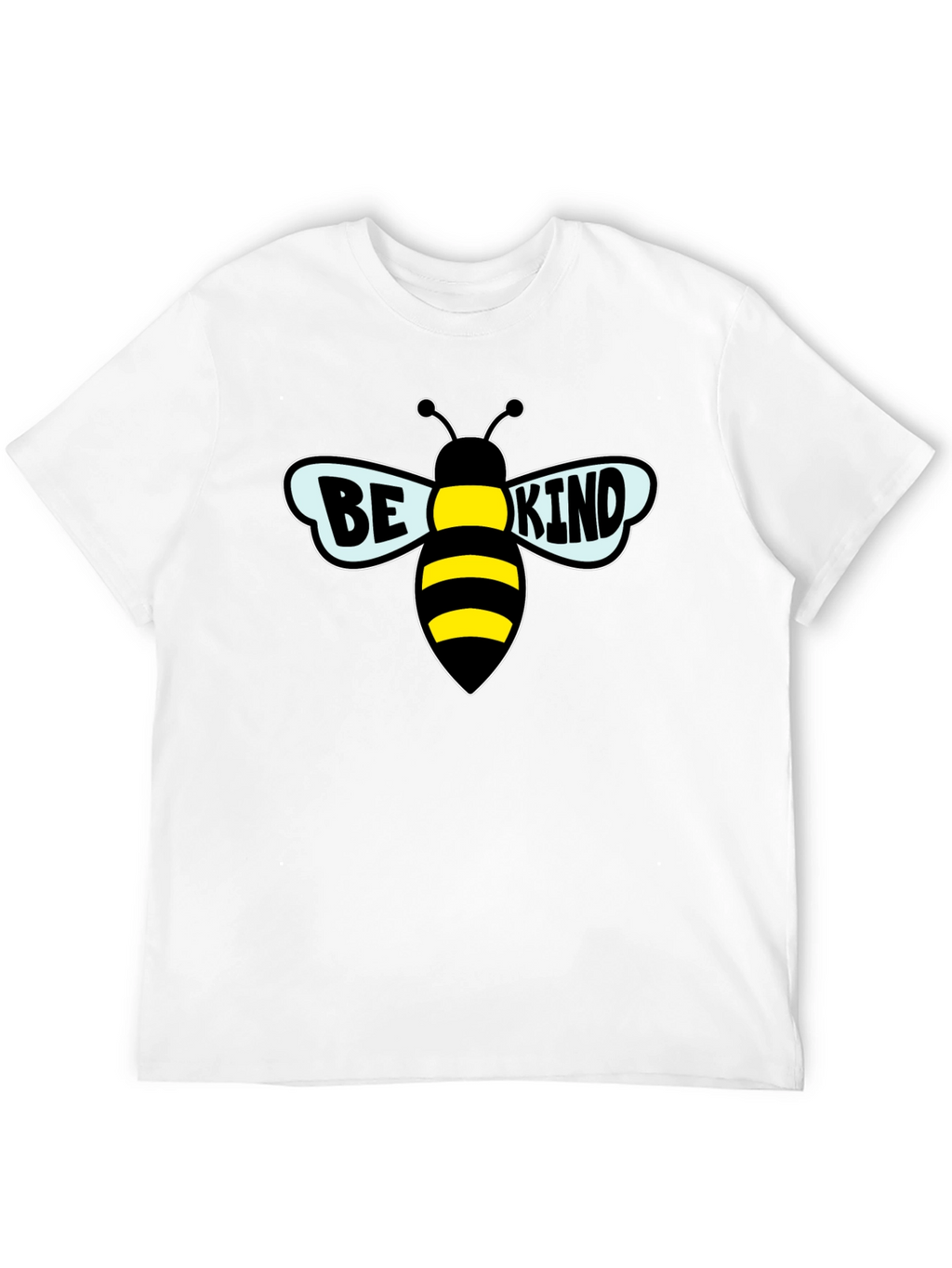 Be Kind Bee Graphic Black T-Shirt