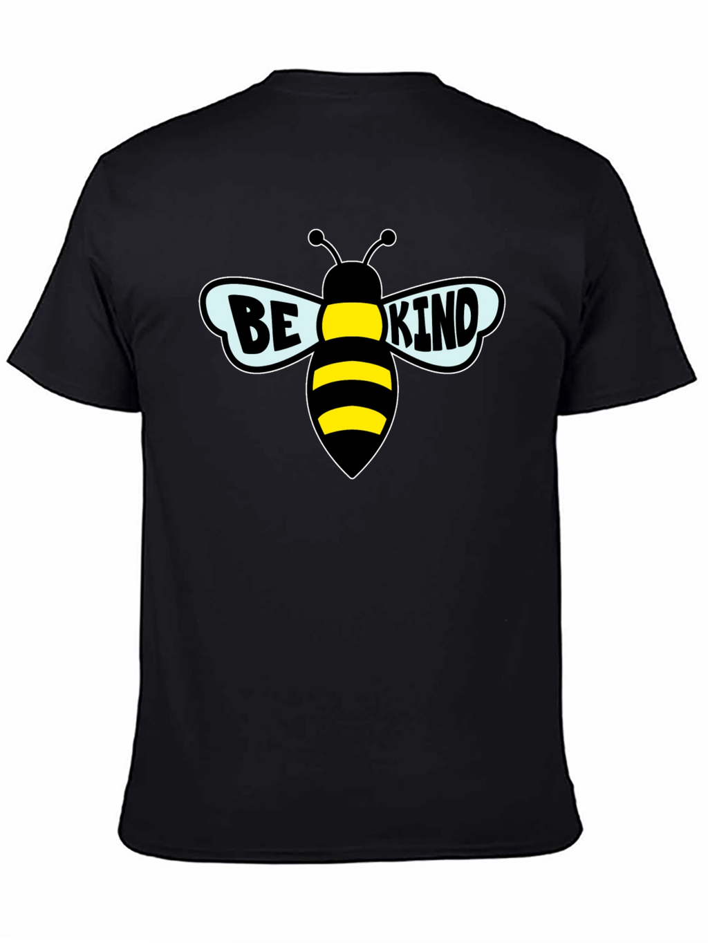 Be Kind Bee Graphic Black T-Shirt