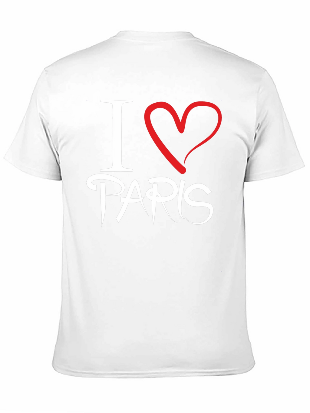 I Love Paris Black T-Shirt