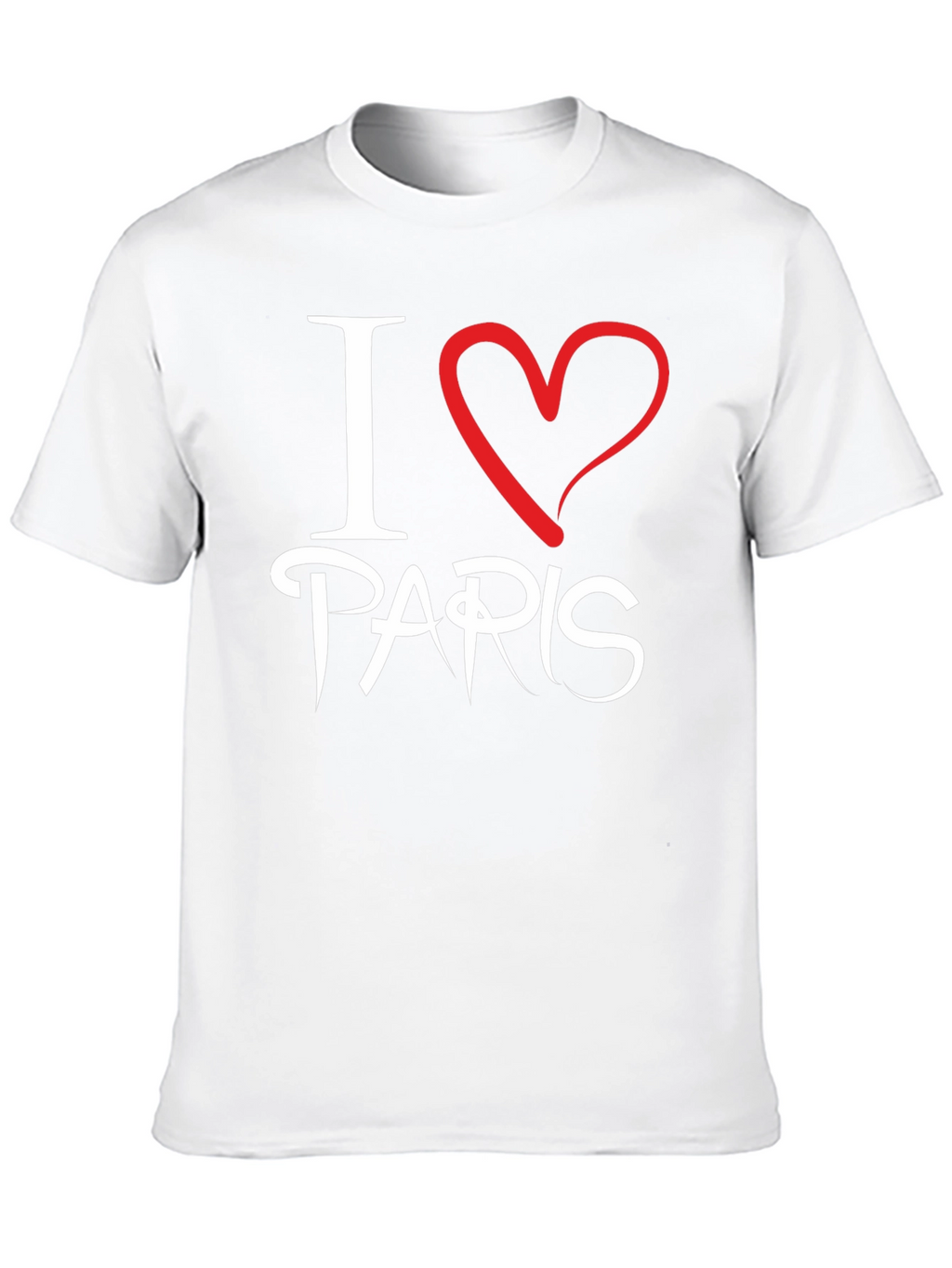 I Love Paris Black T-Shirt