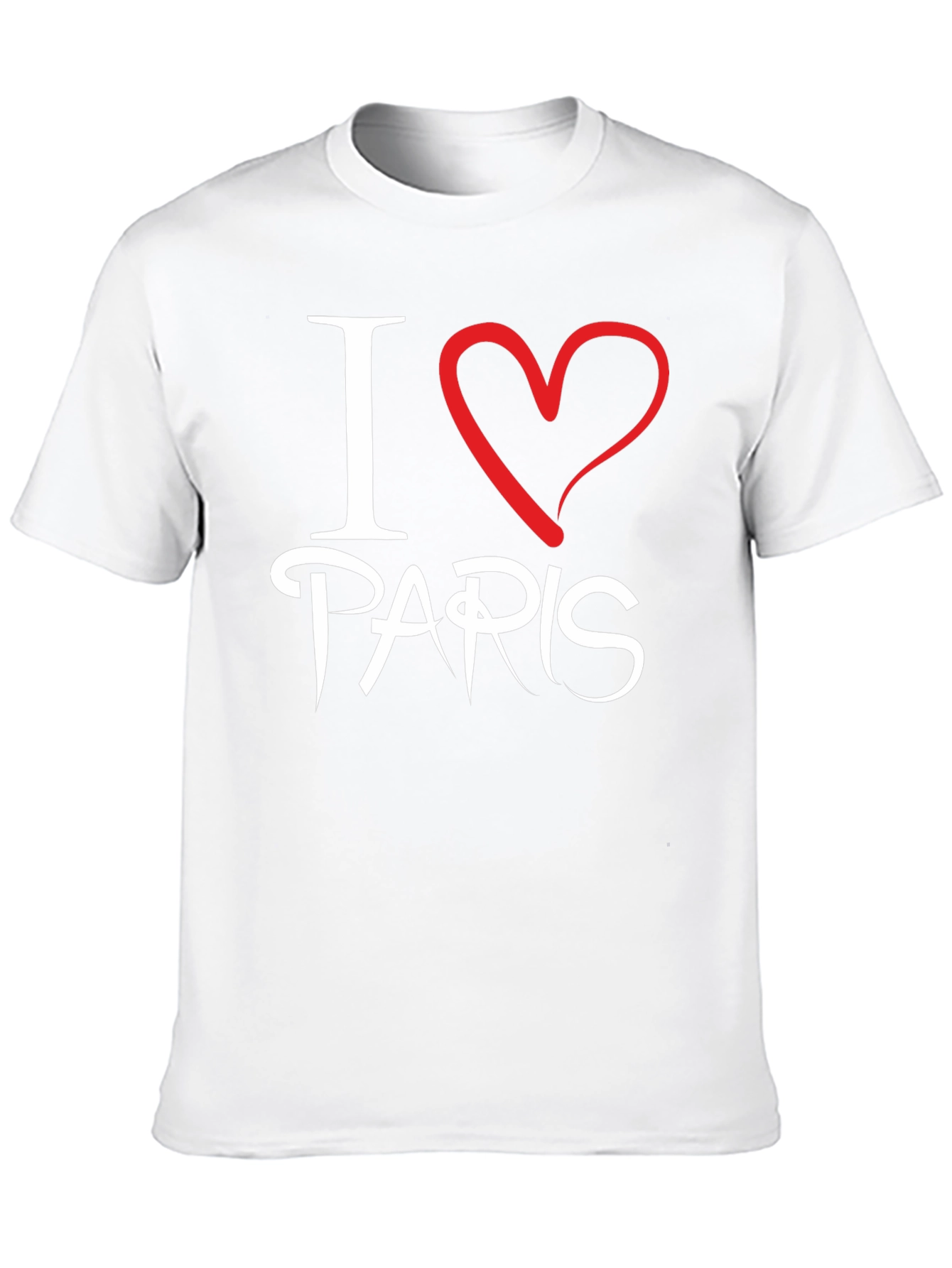 I Love Paris Black T-Shirt