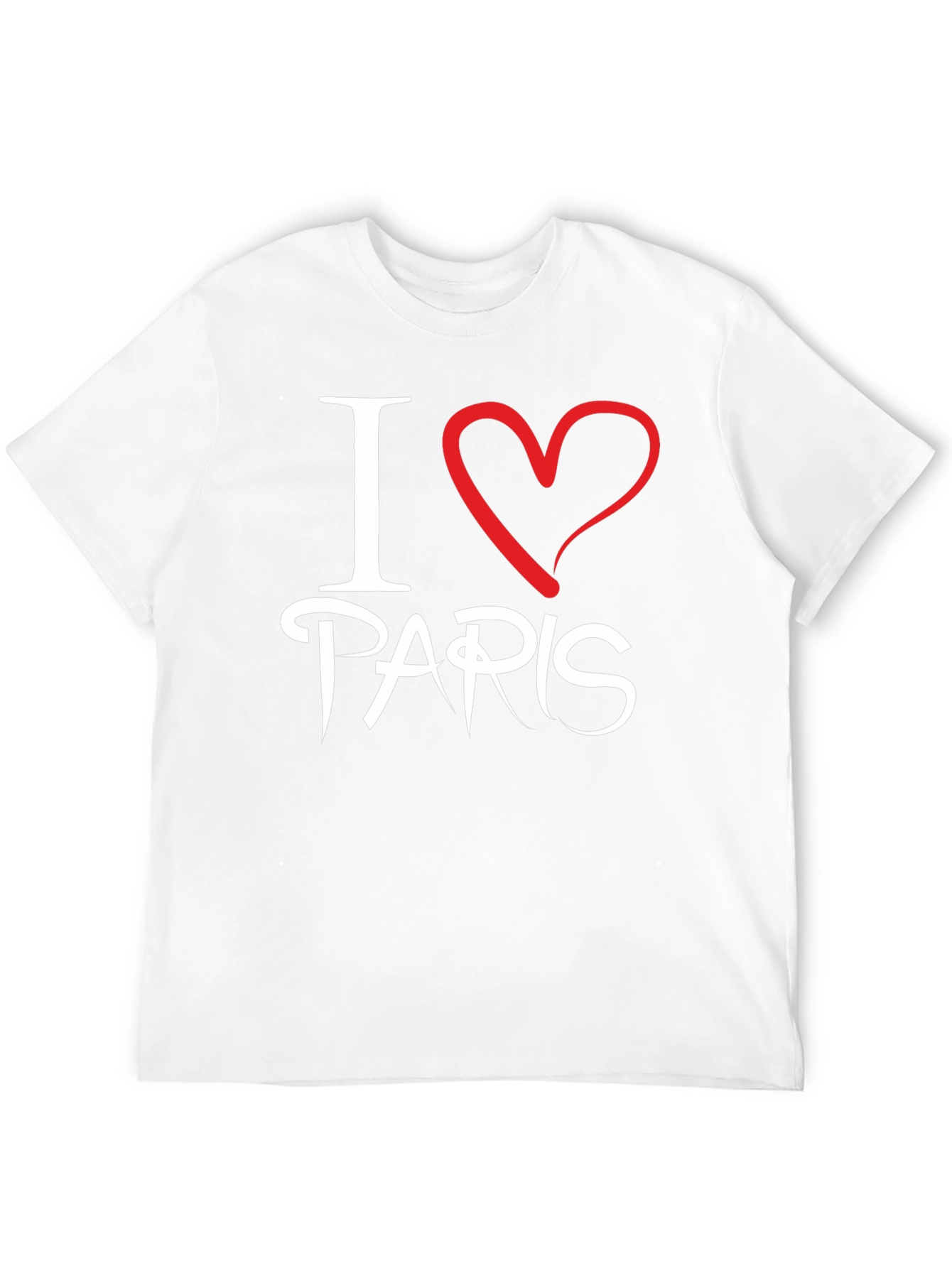 I Love Paris Black T-Shirt