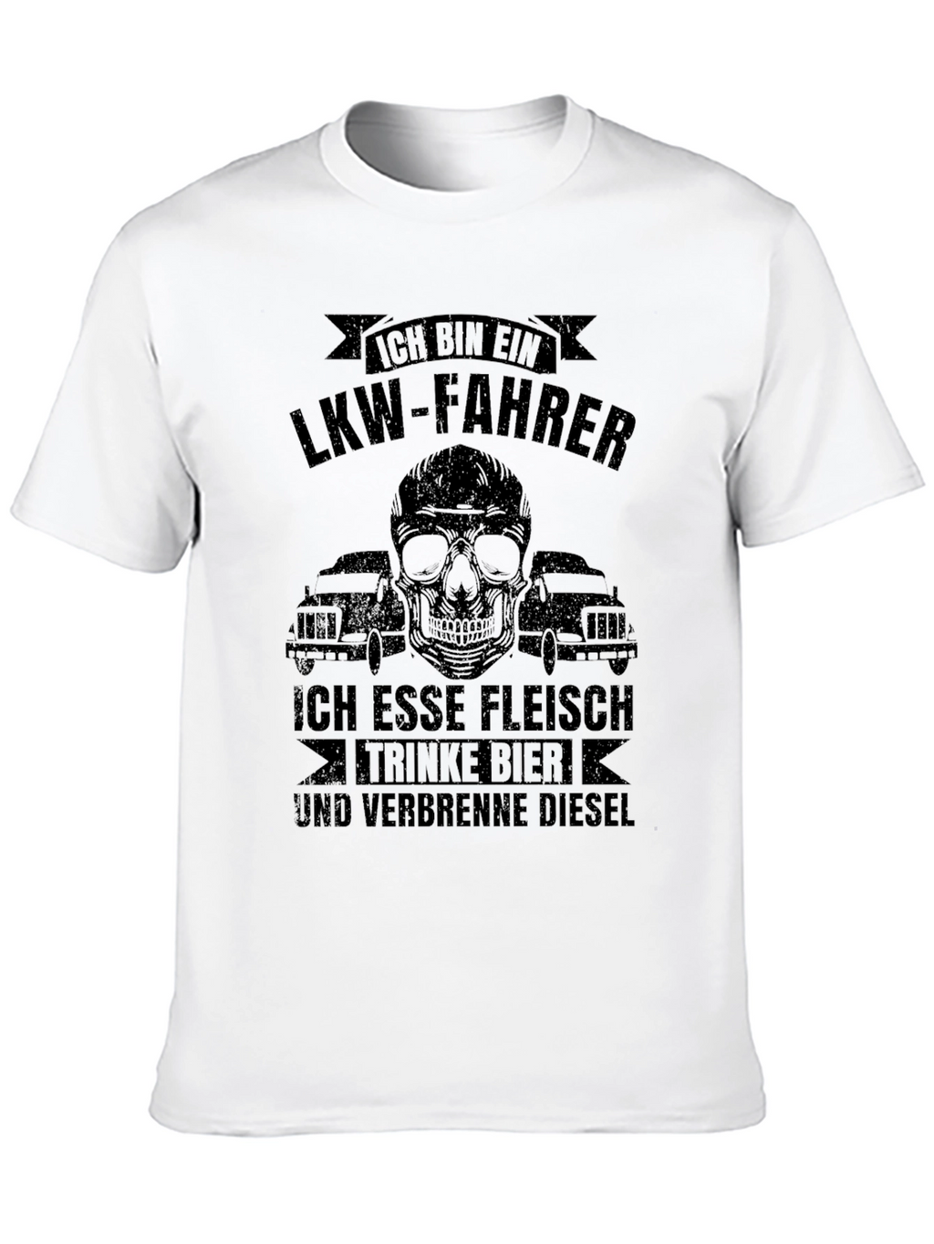 Ich Bin Ein LKW-Fahrer Graphic T-Shirt