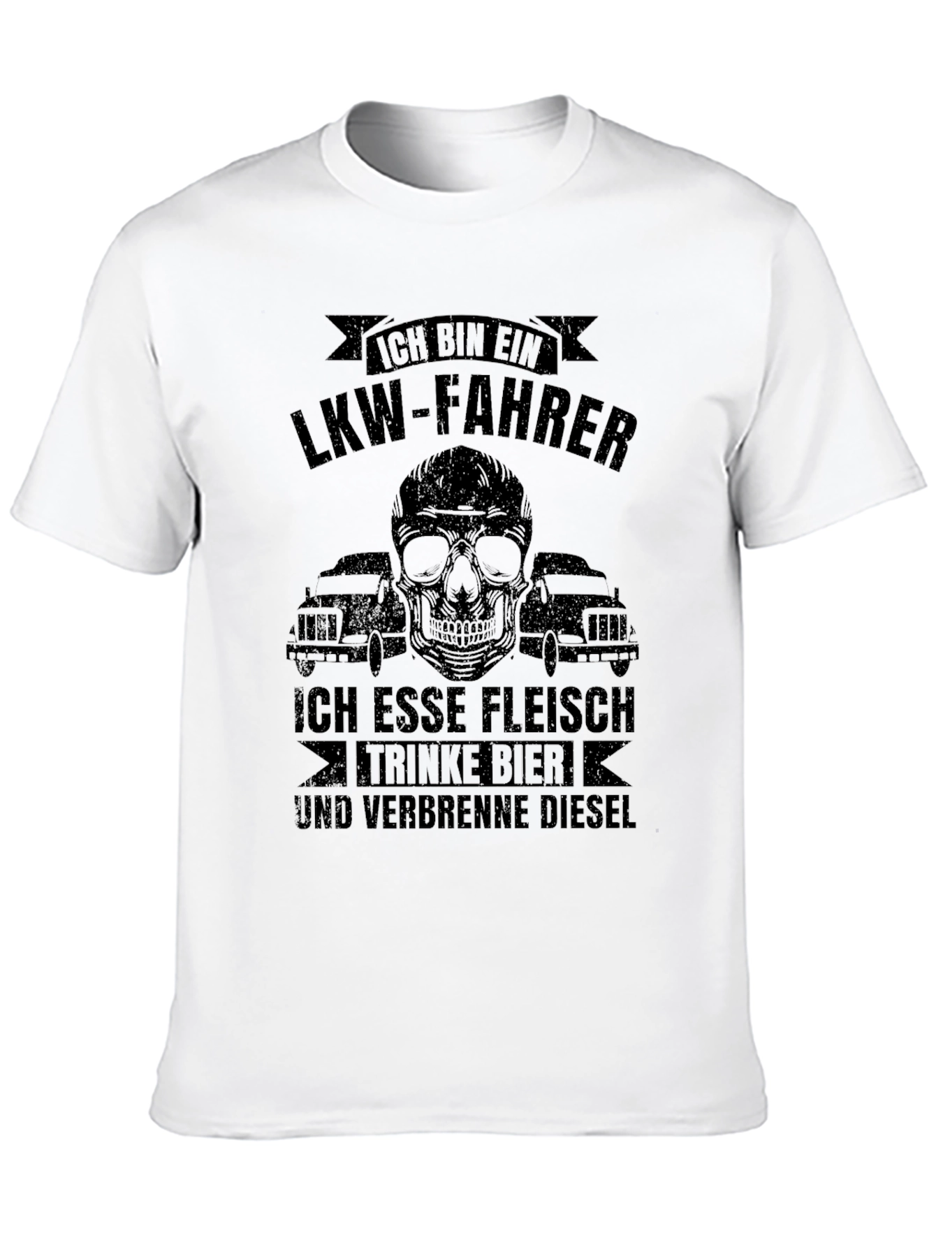Ich Bin Ein LKW-Fahrer Graphic T-Shirt