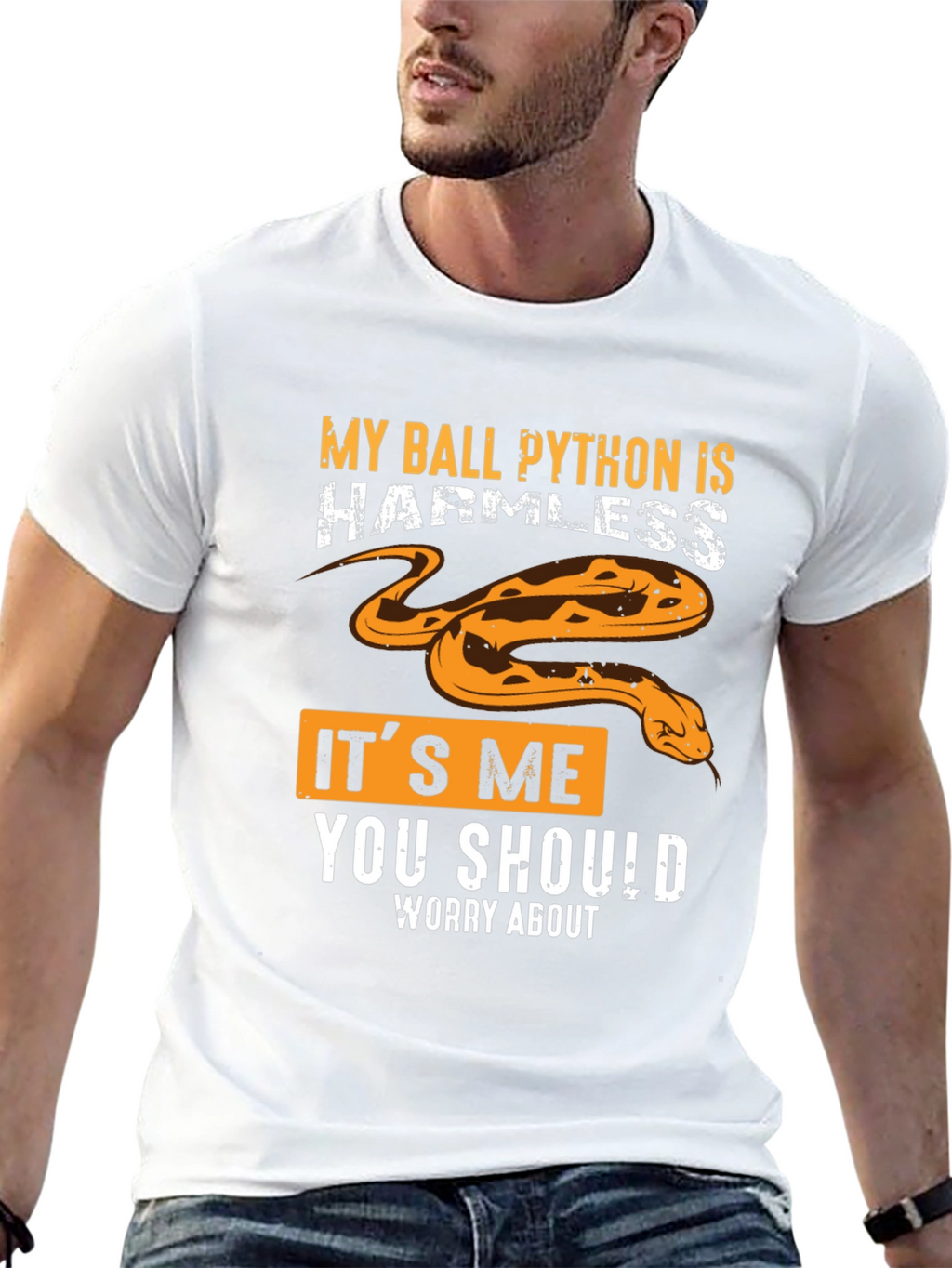My Ball Python Is Harmless Graphic Tee