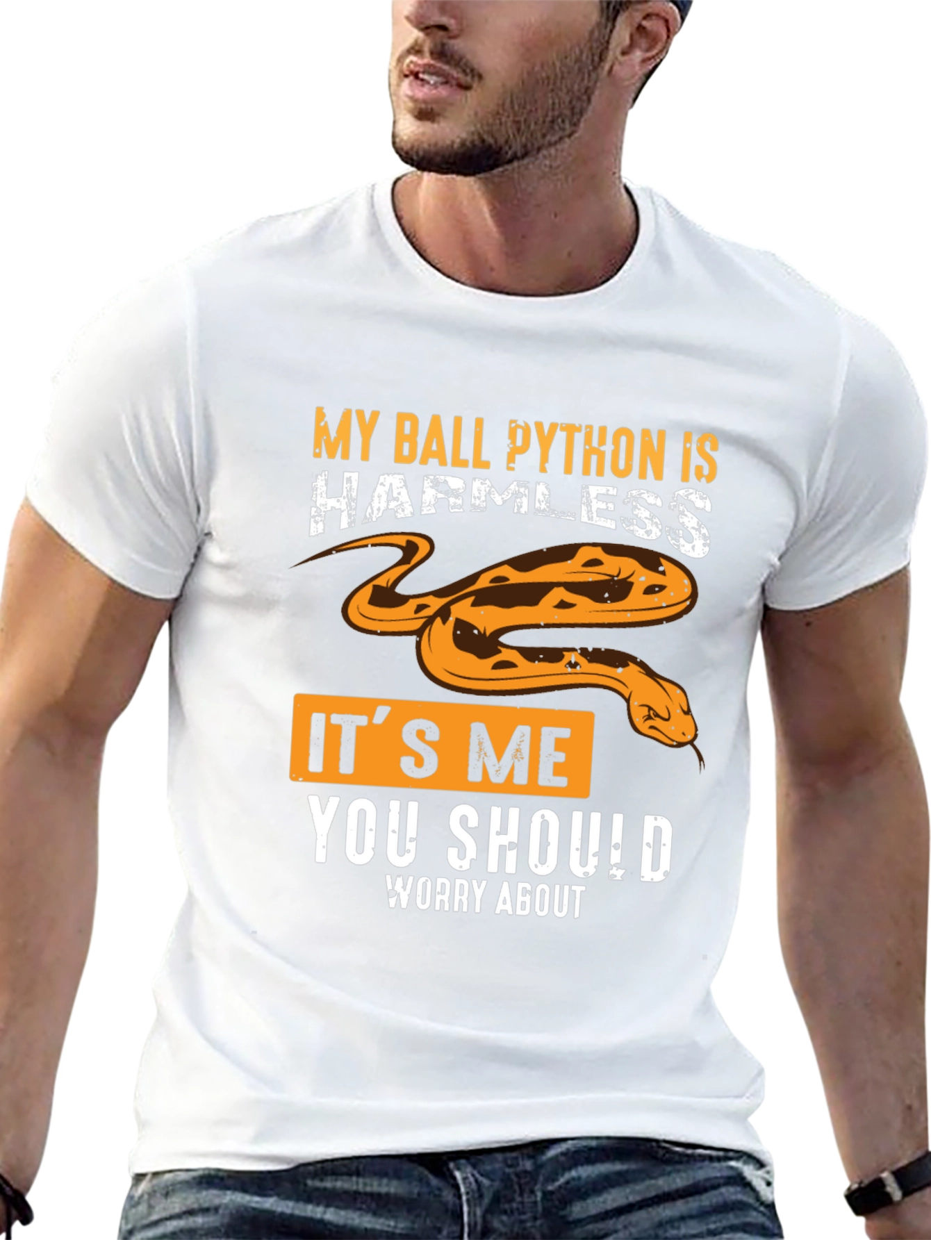 My Ball Python Is Harmless Graphic Tee