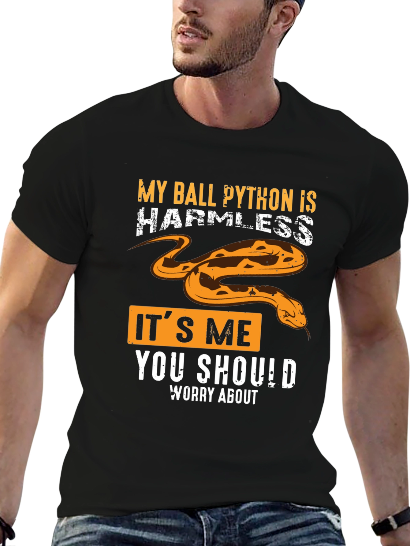 My Ball Python Is Harmless Graphic Tee