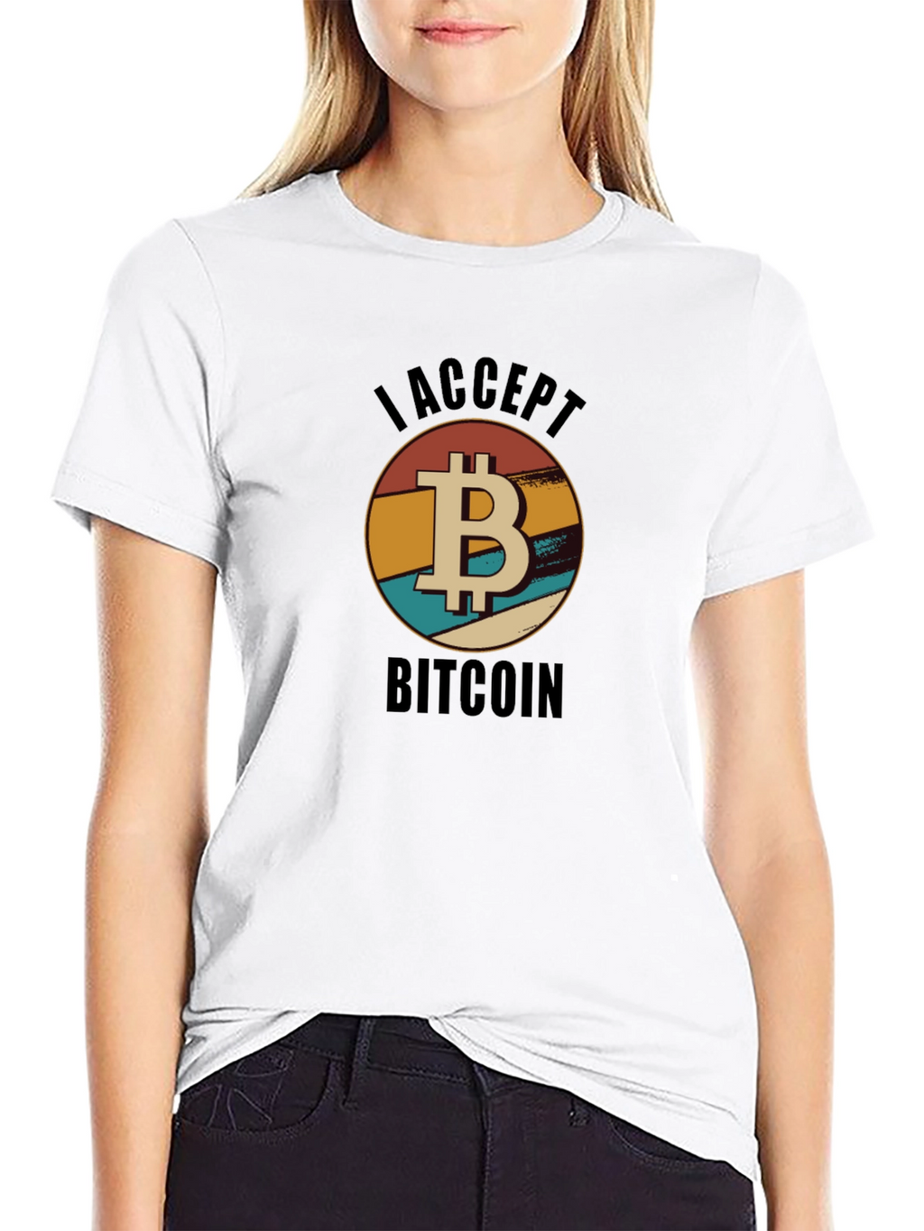 I Accept Bitcoin T-Shirt - Crypto Currency Tee