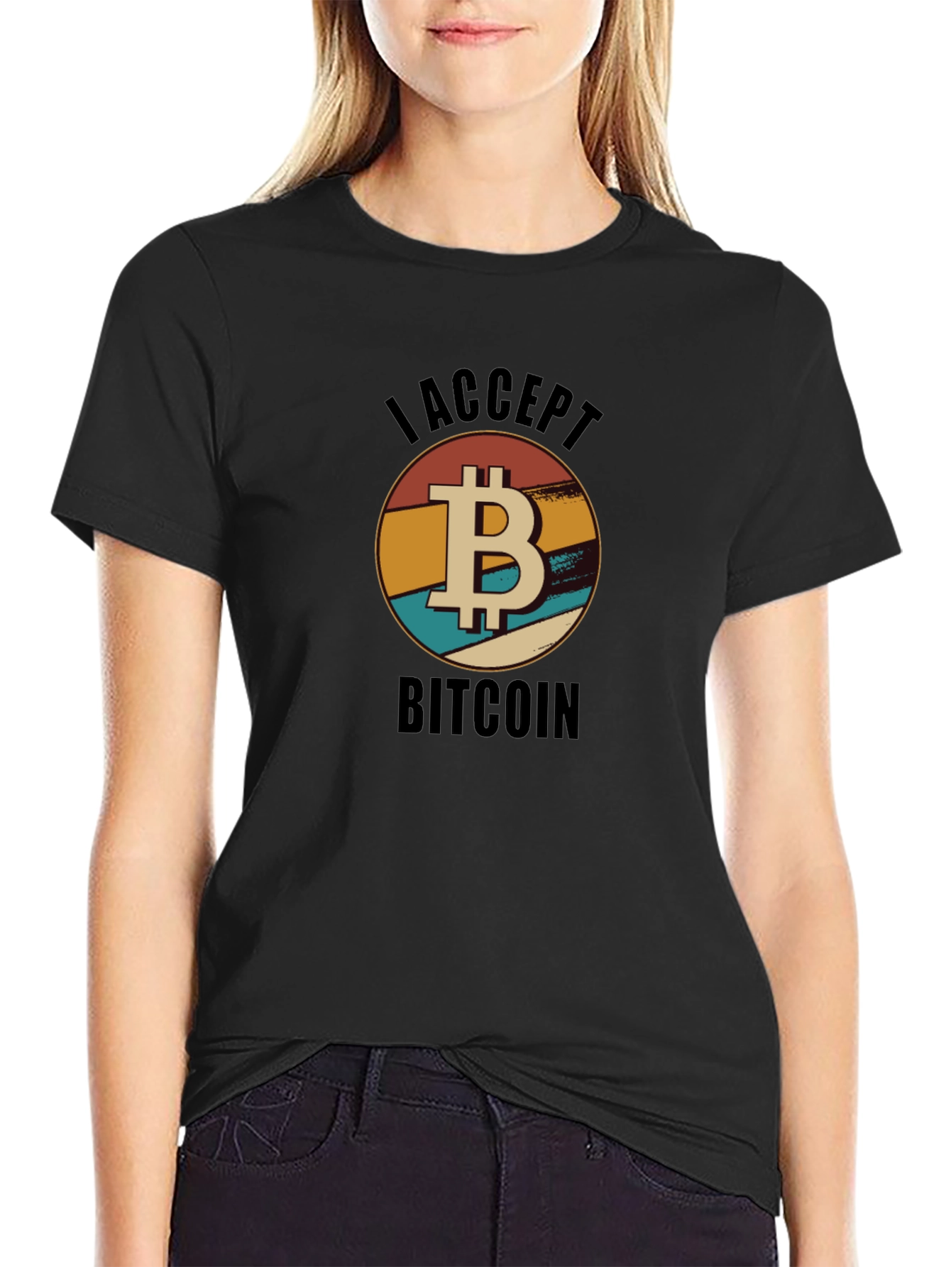 I Accept Bitcoin T-Shirt - Crypto Currency Tee