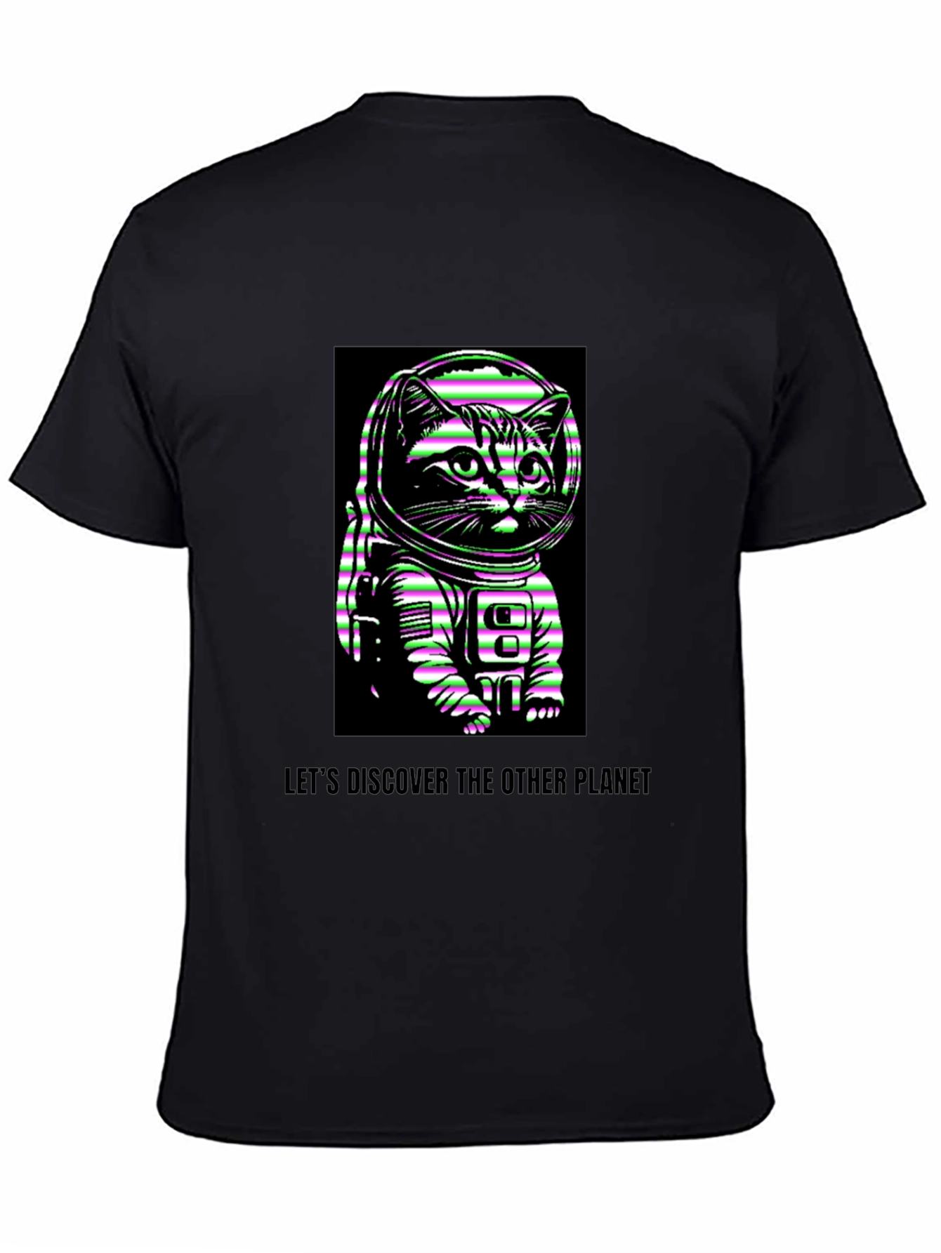 Astronaut Cat Graphic T-Shirt