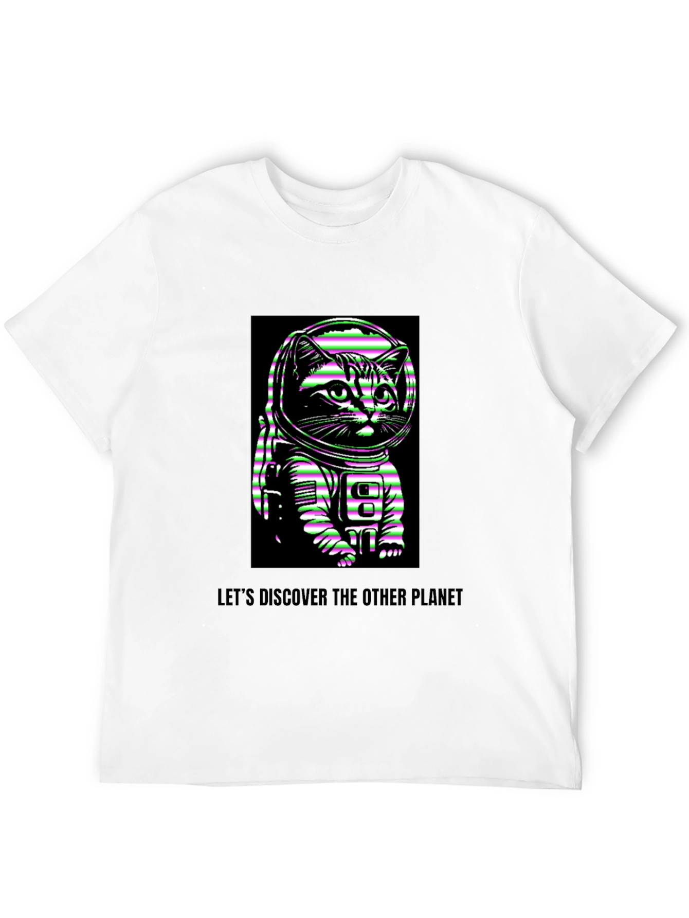 Astronaut Cat Graphic T-Shirt