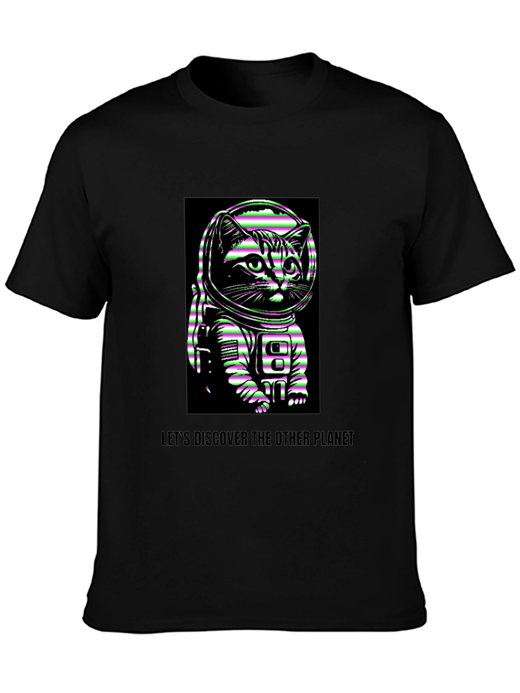 Astronaut Cat Graphic T-Shirt