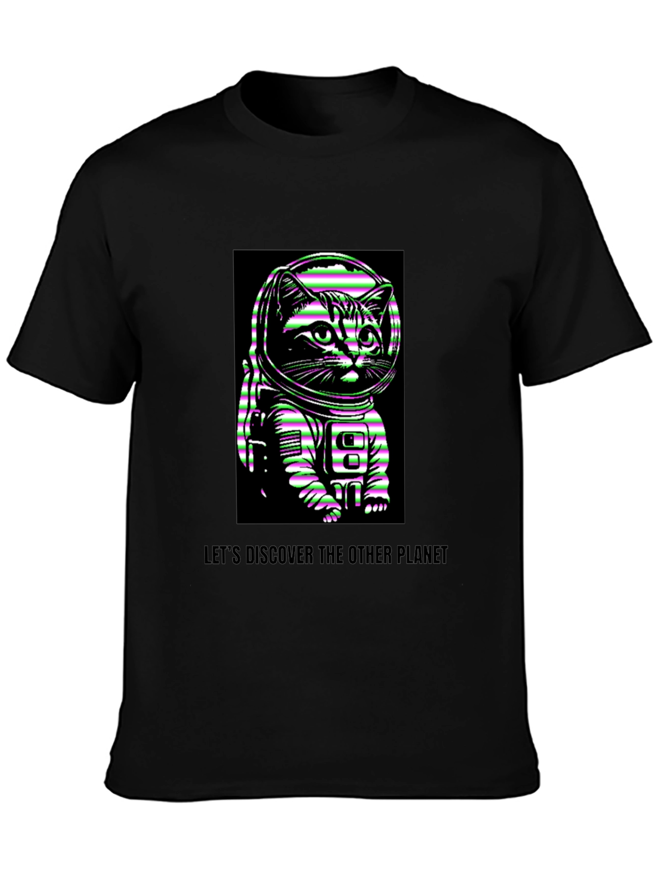 Astronaut Cat Graphic T-Shirt
